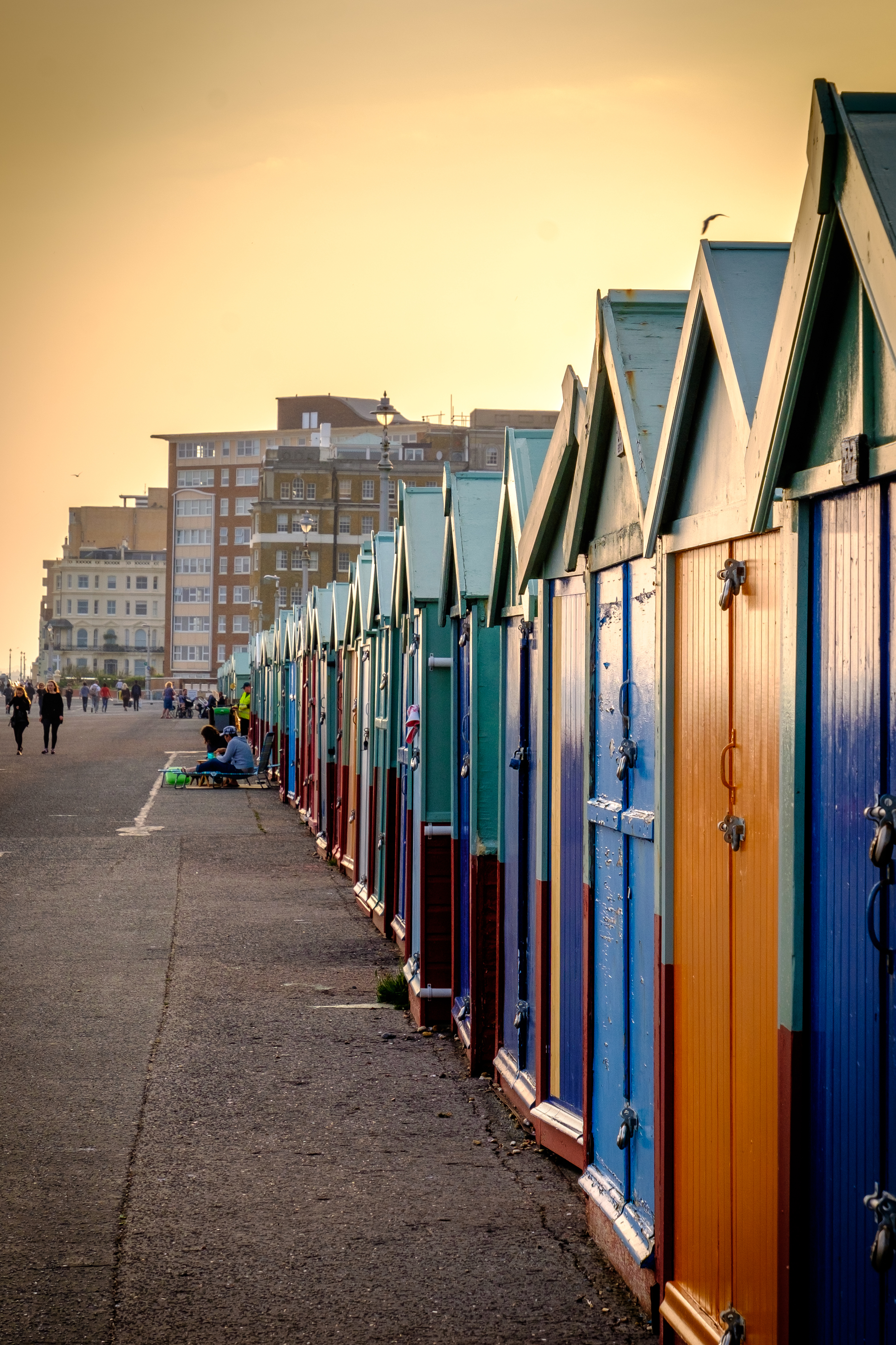 Colourful beach huts - Brighton
