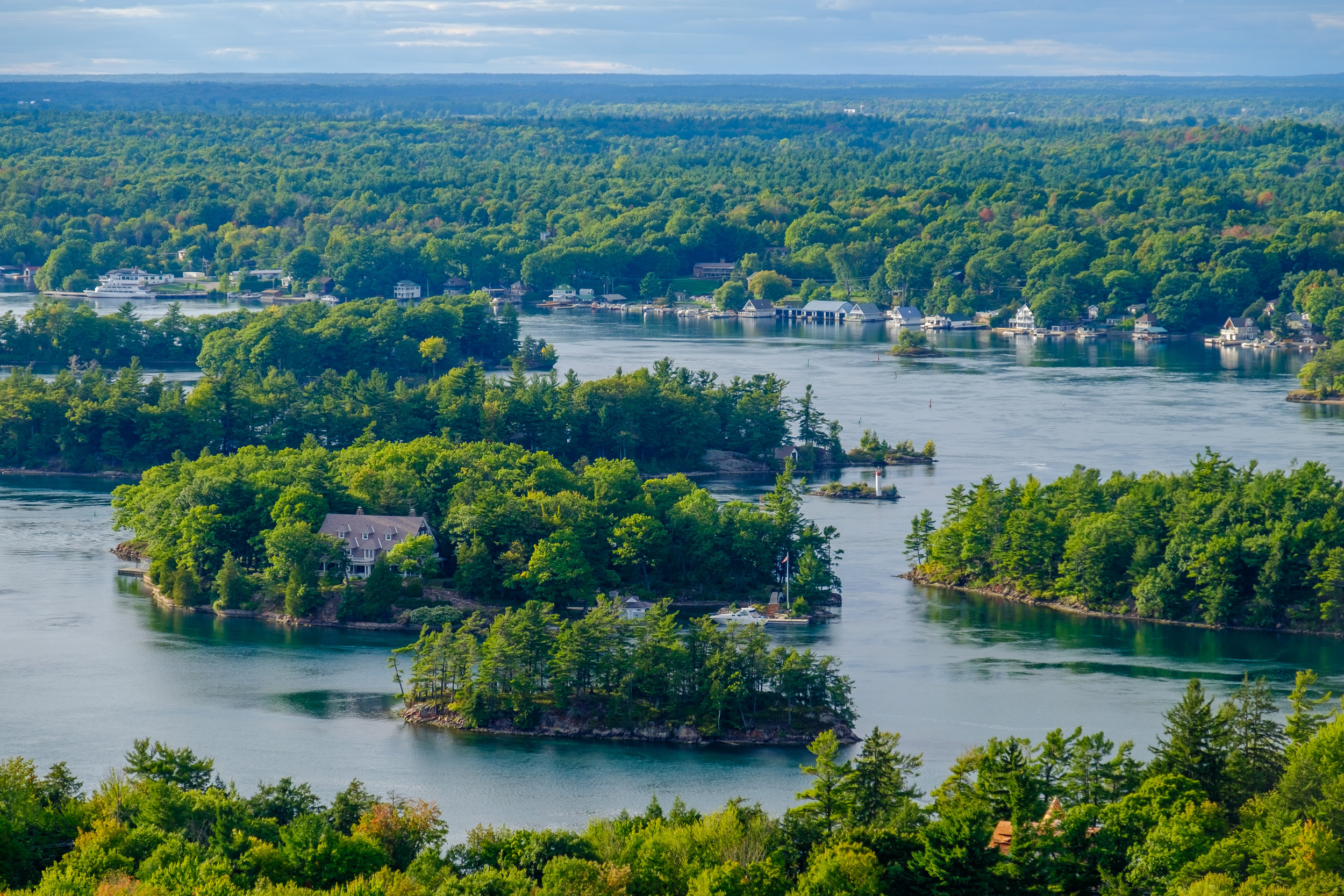 View from 1000 Islands Tower