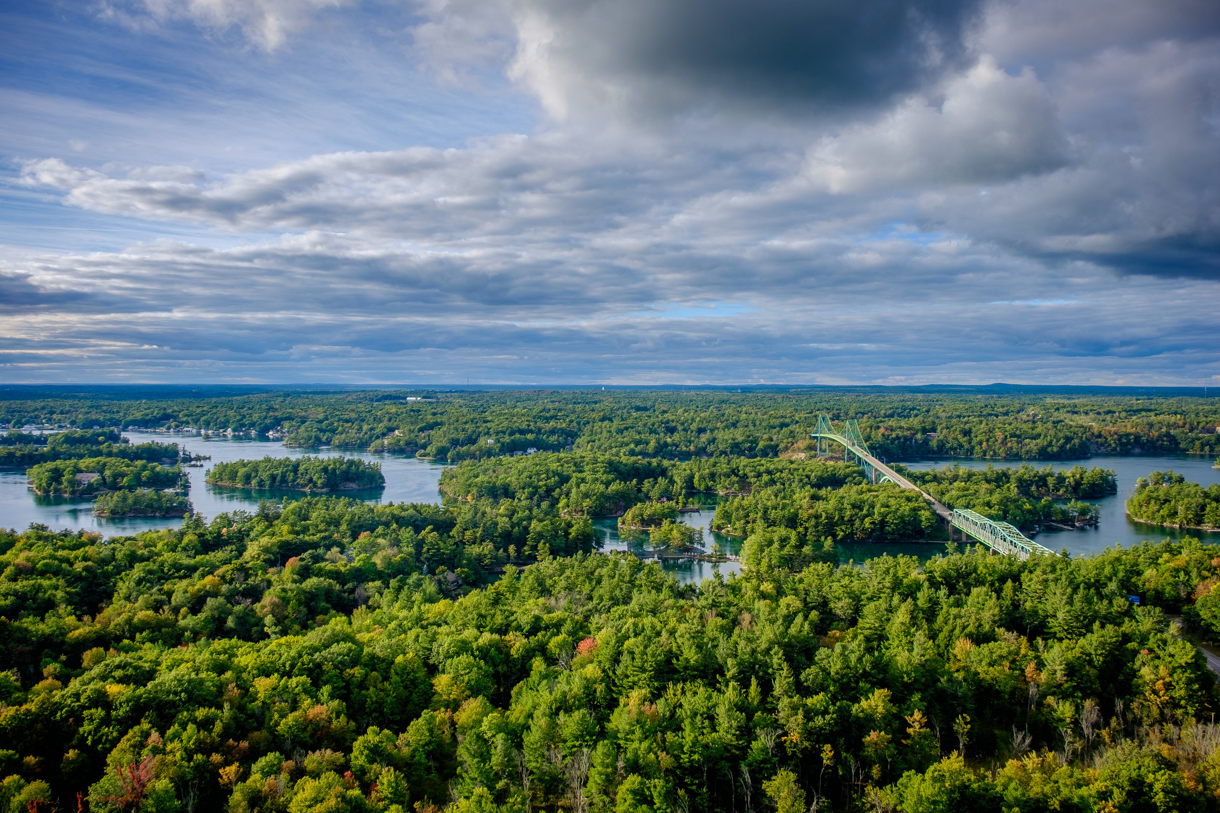 View from 1000 Islands Tower