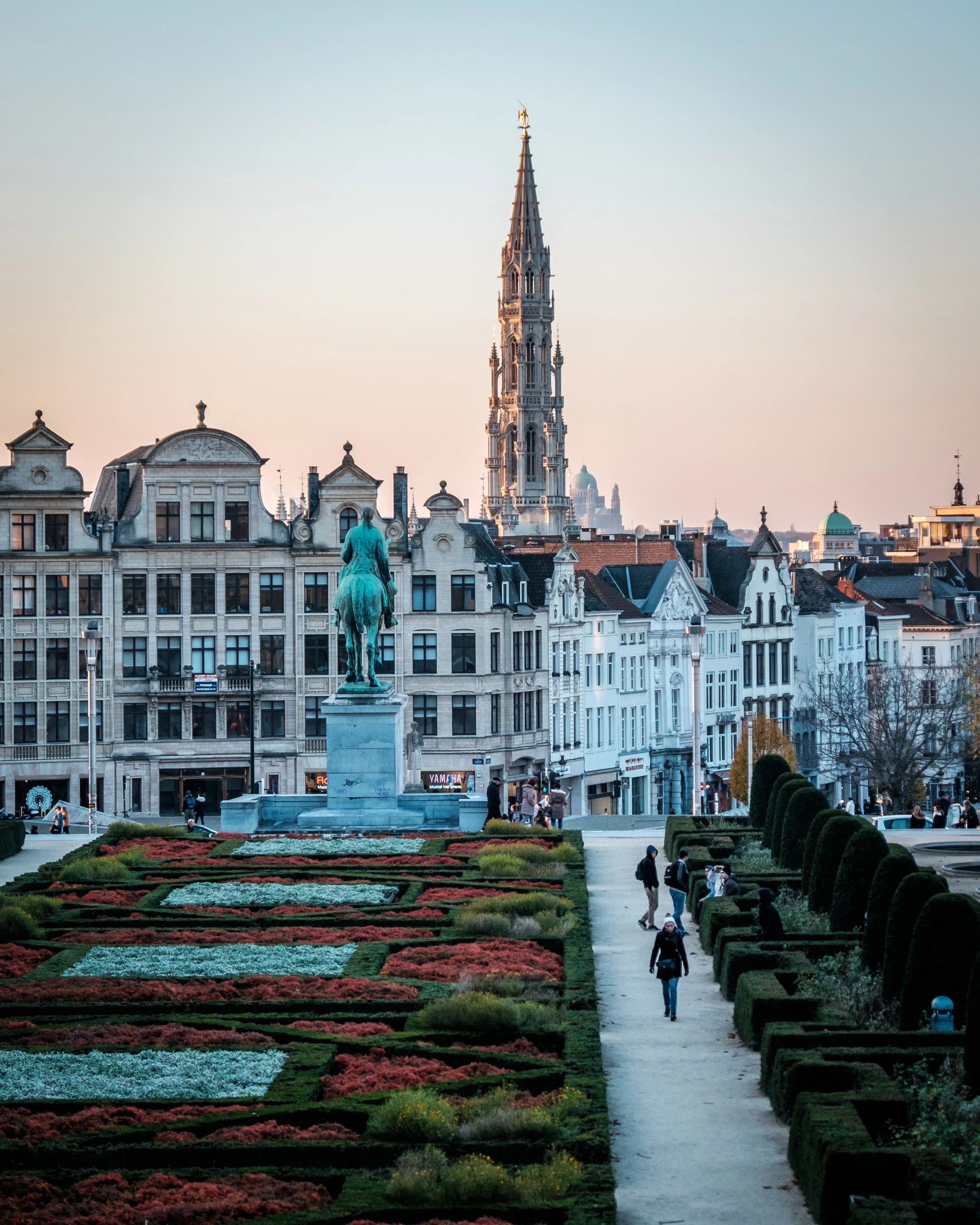 Jardin du mont des arts, Brussels