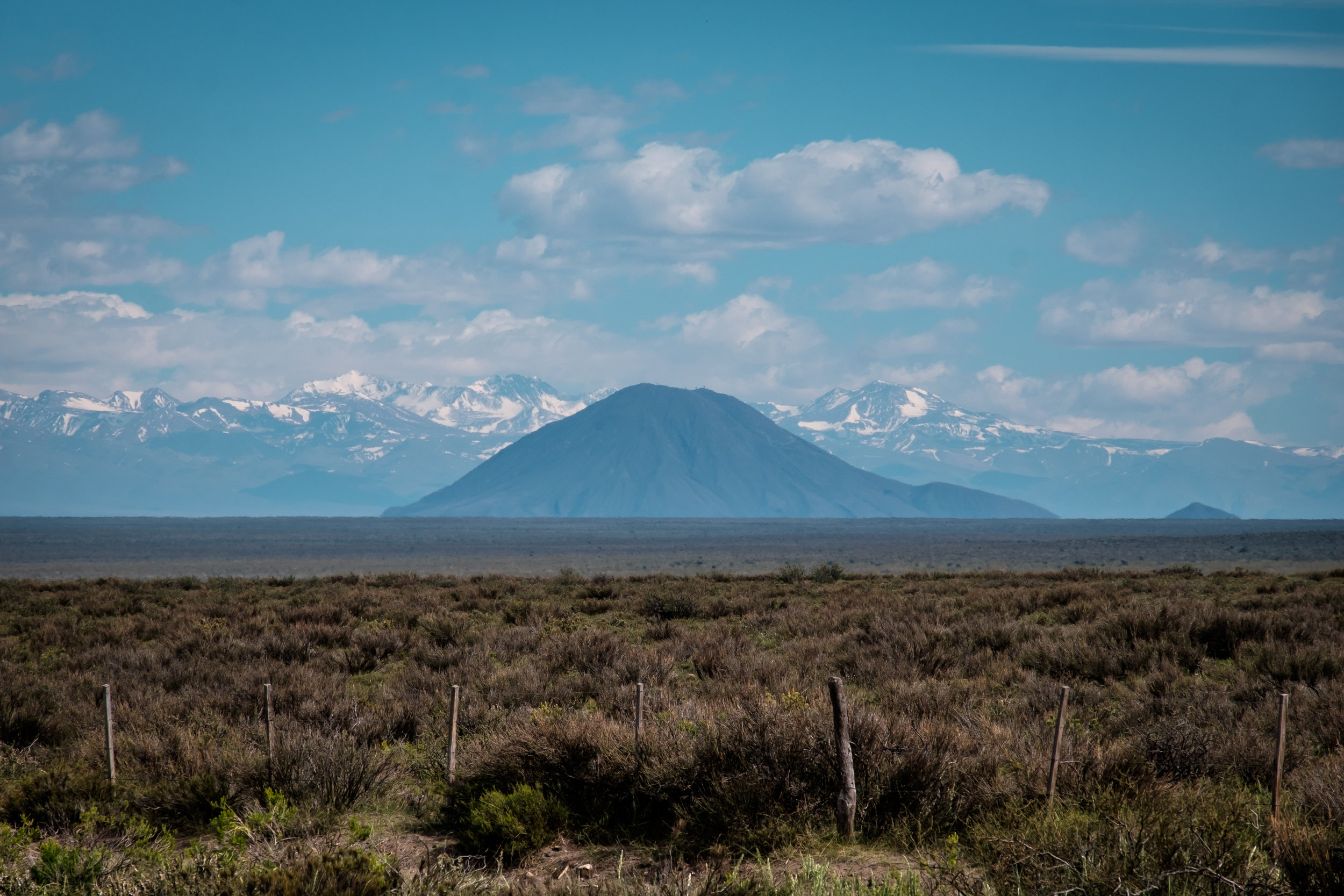 Chile in distance