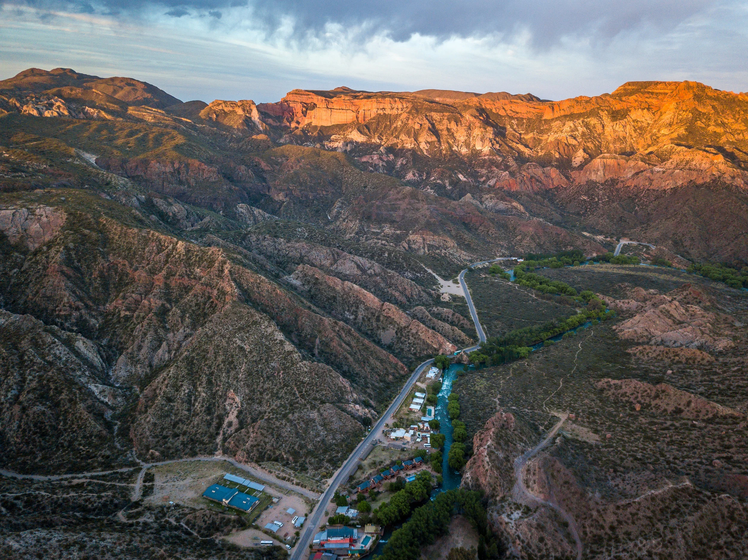 Valle Grande, Atuel River