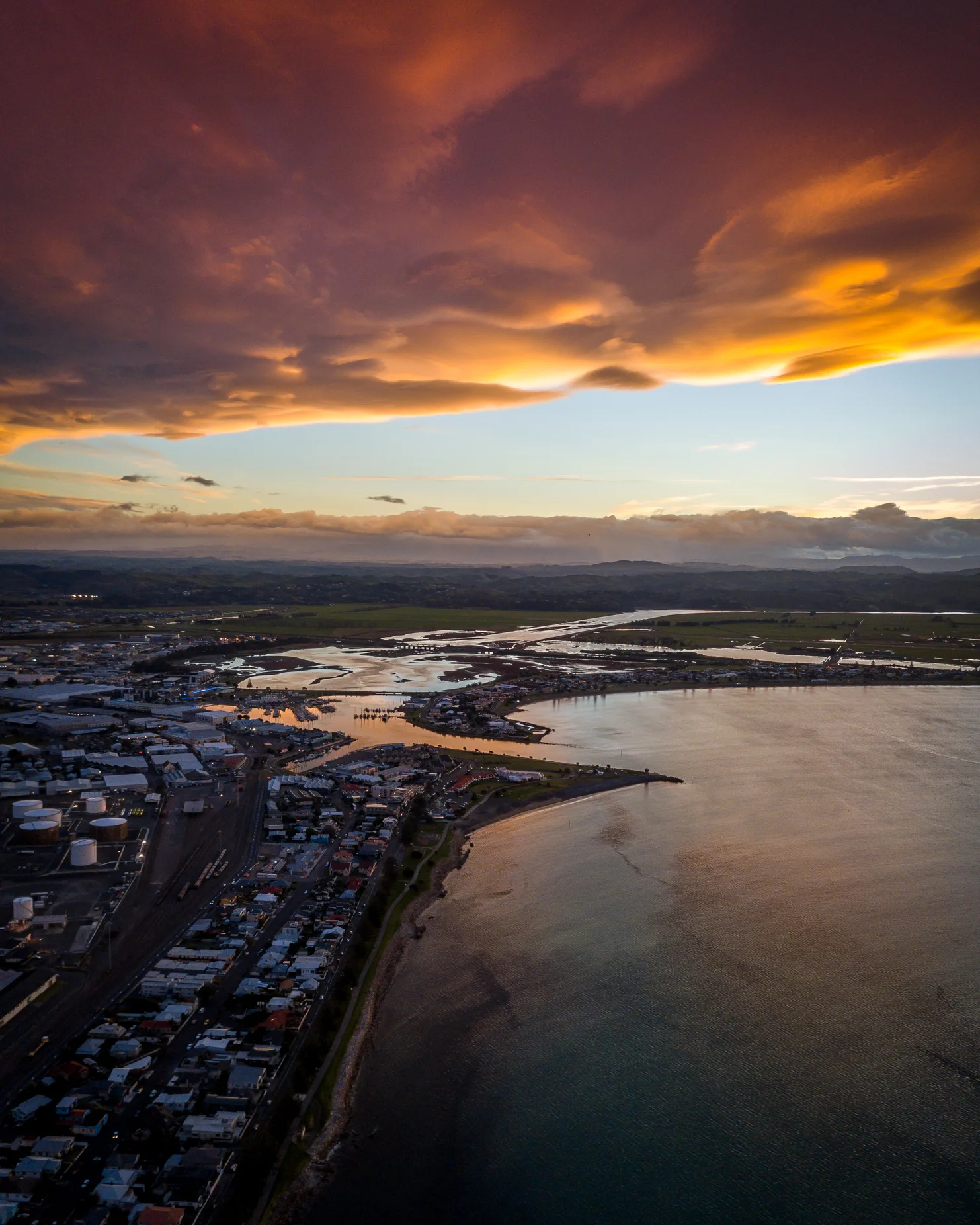 Sunset in Napier