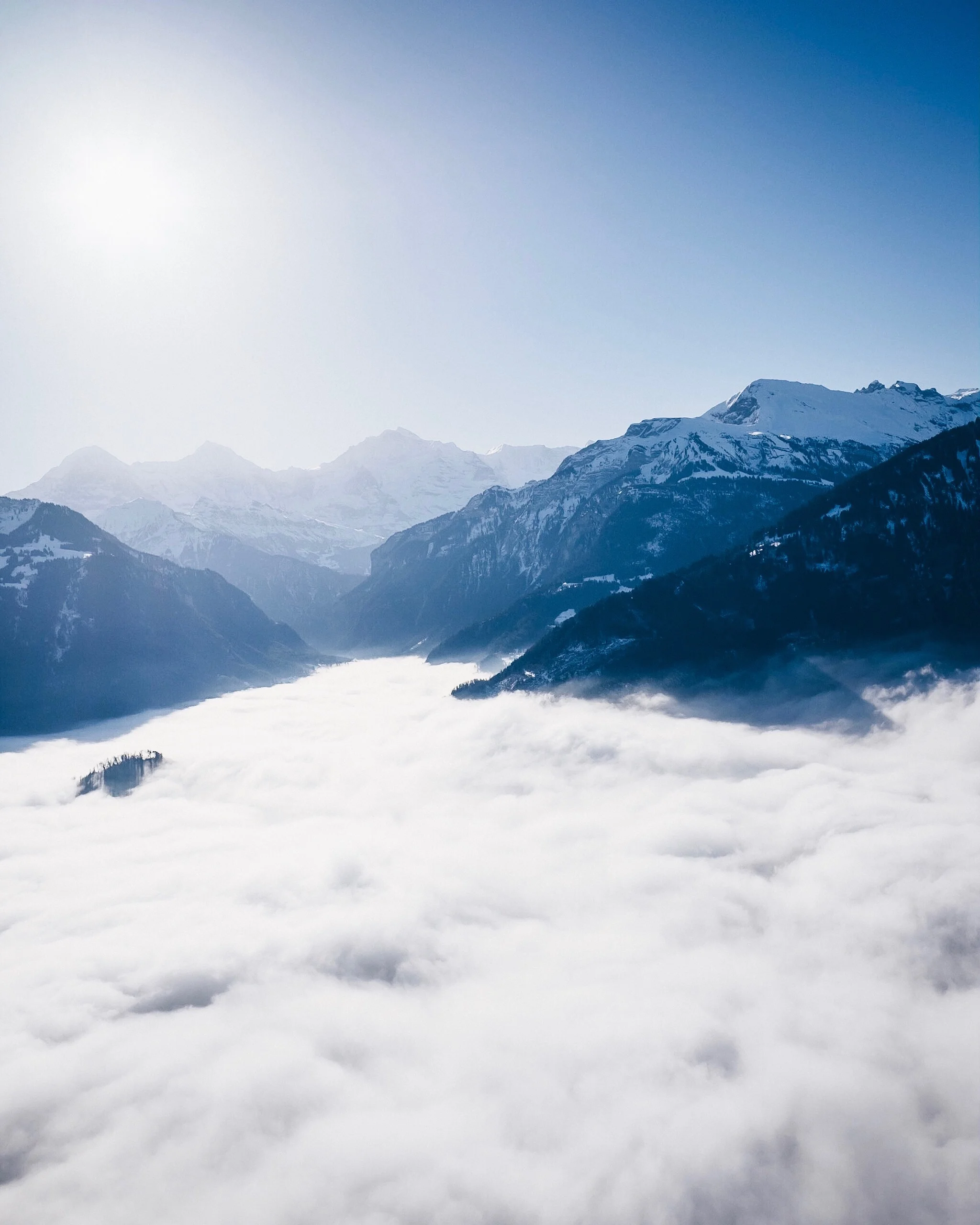Clouds over Interlaken