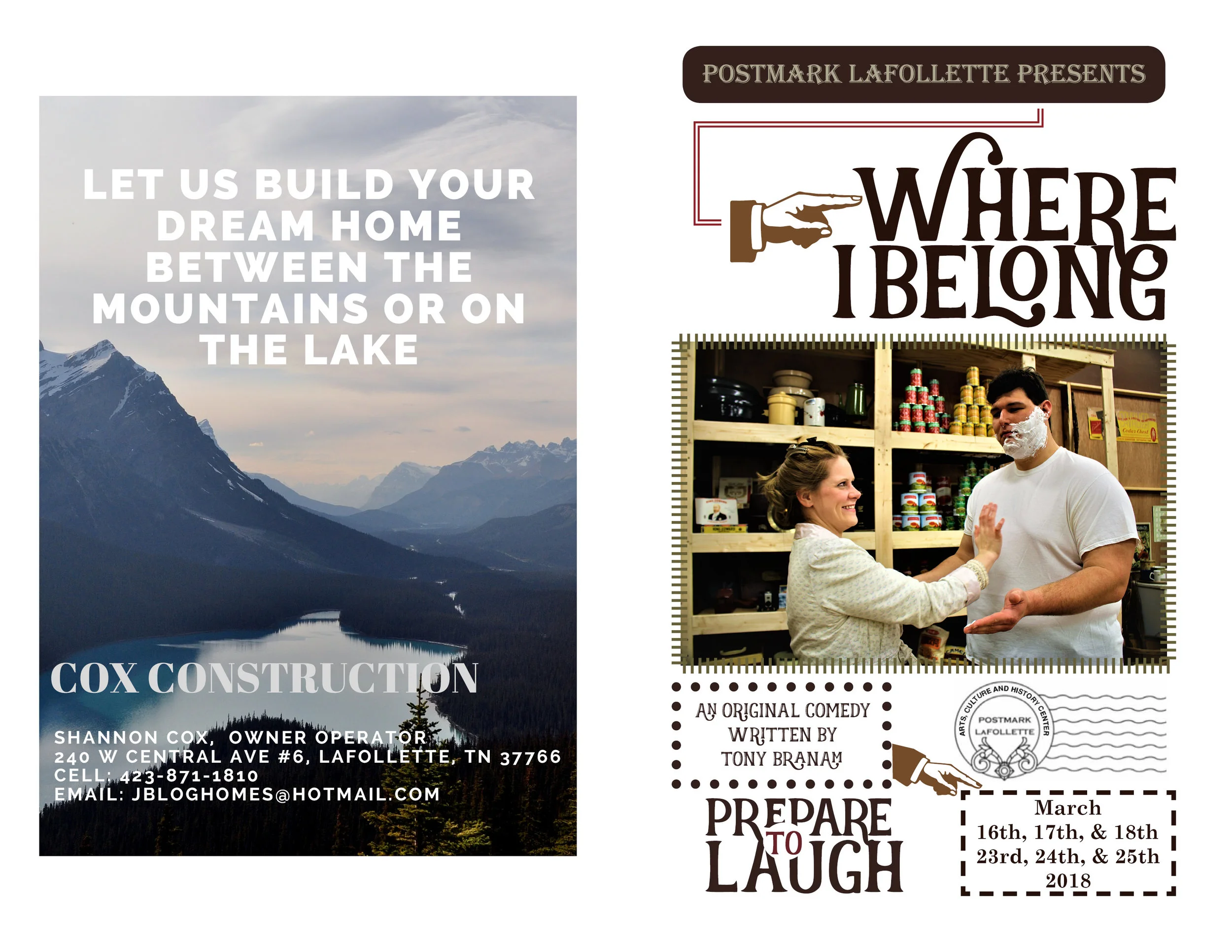 Back cover/front cover