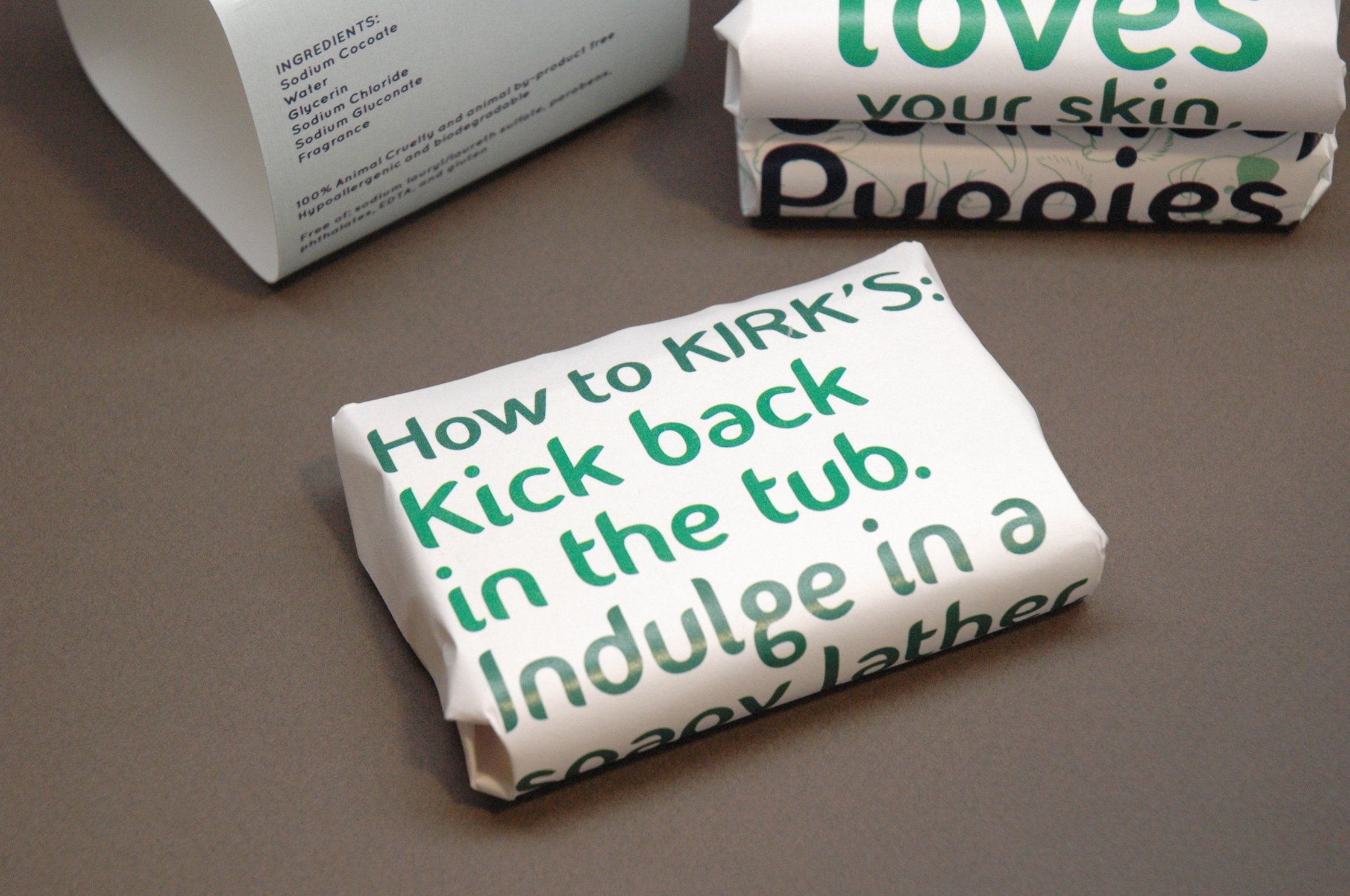 Wrap on product