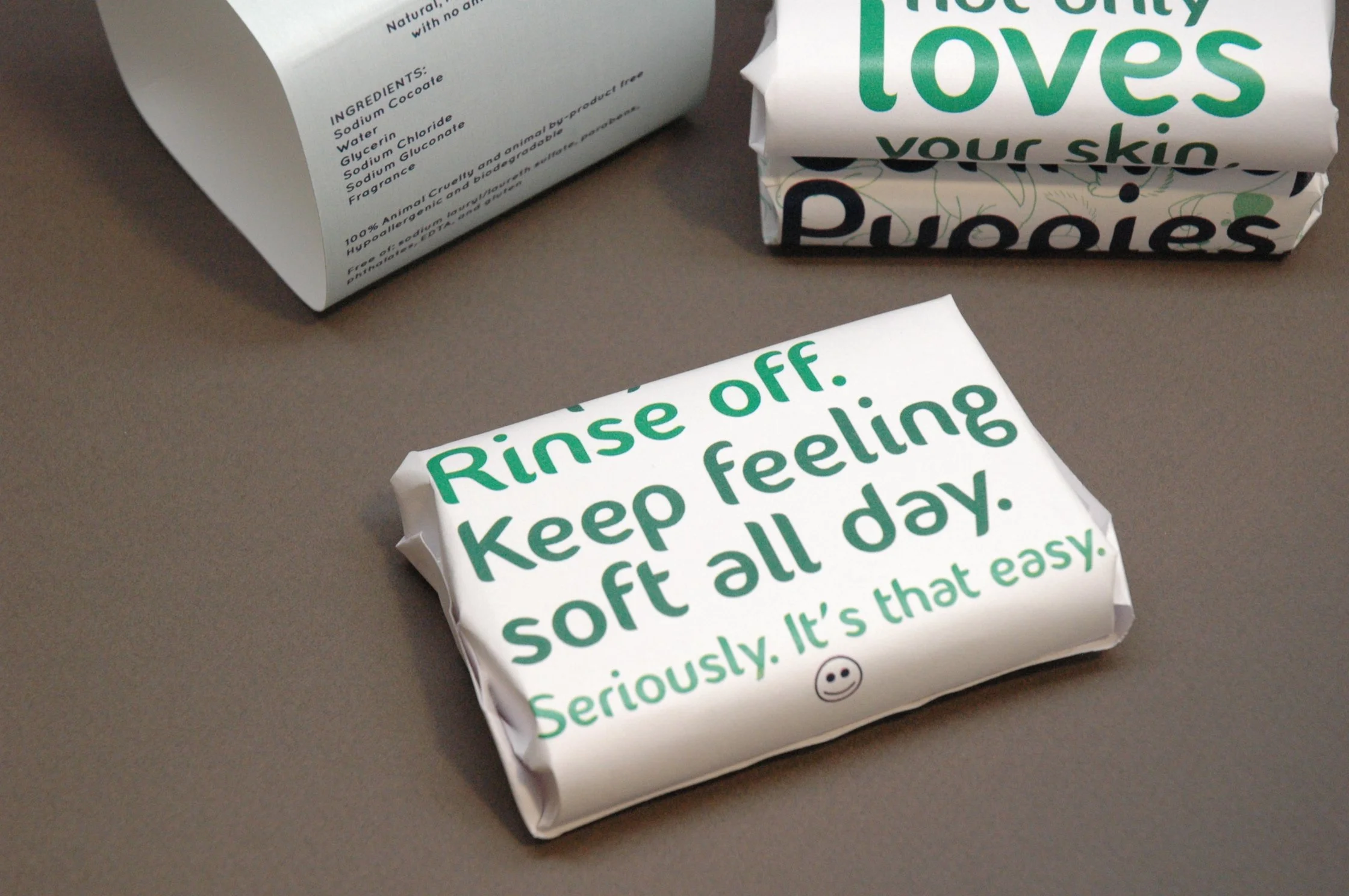 Wrap on product