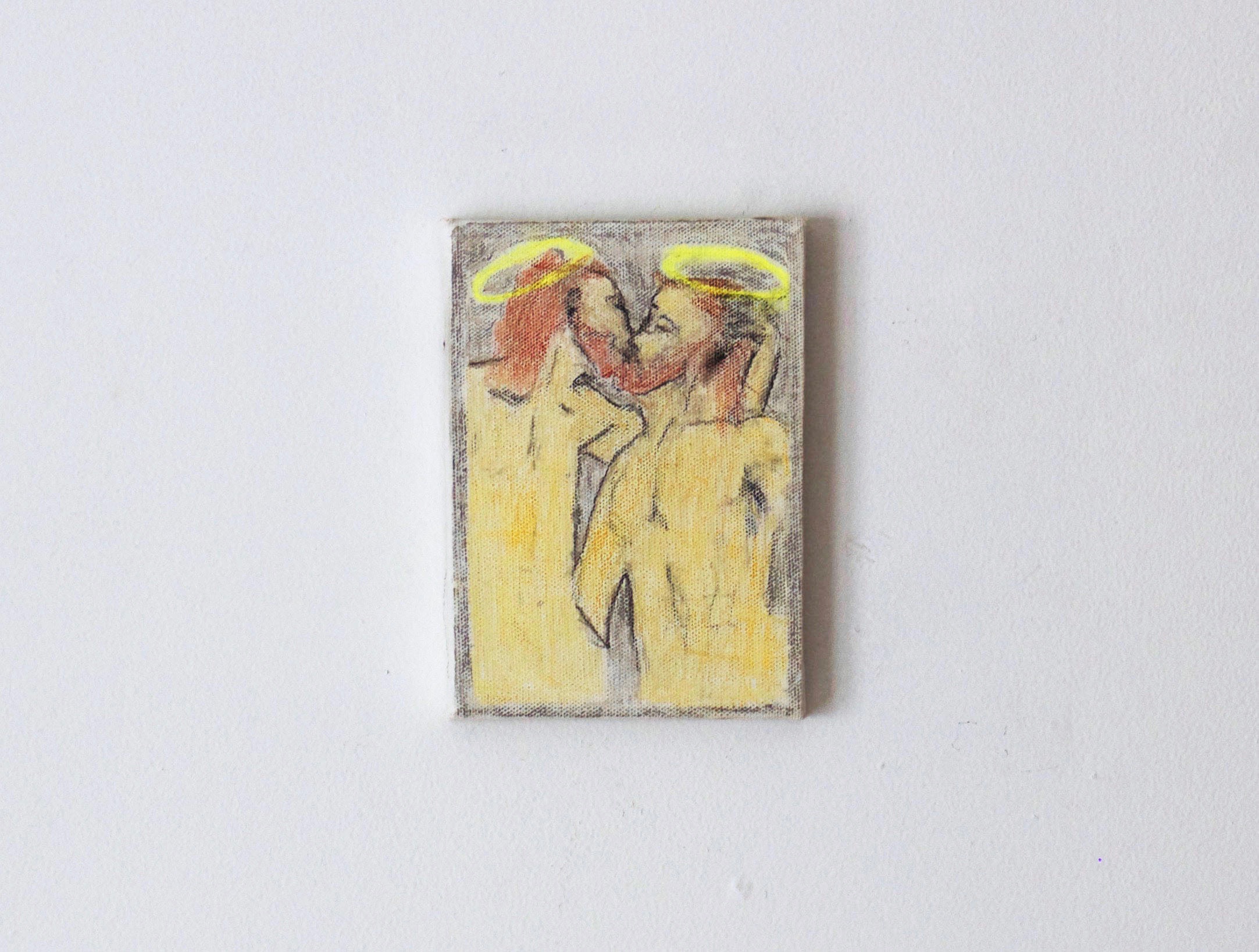 Original Sin, 2013 Pencil on canvas 7 x 5 inches