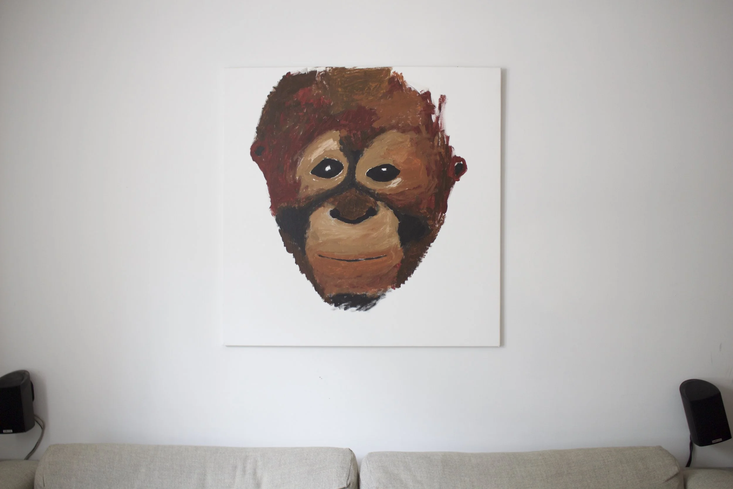 Lewis, 2015 Acrylic on canvas 36 x 36 inches