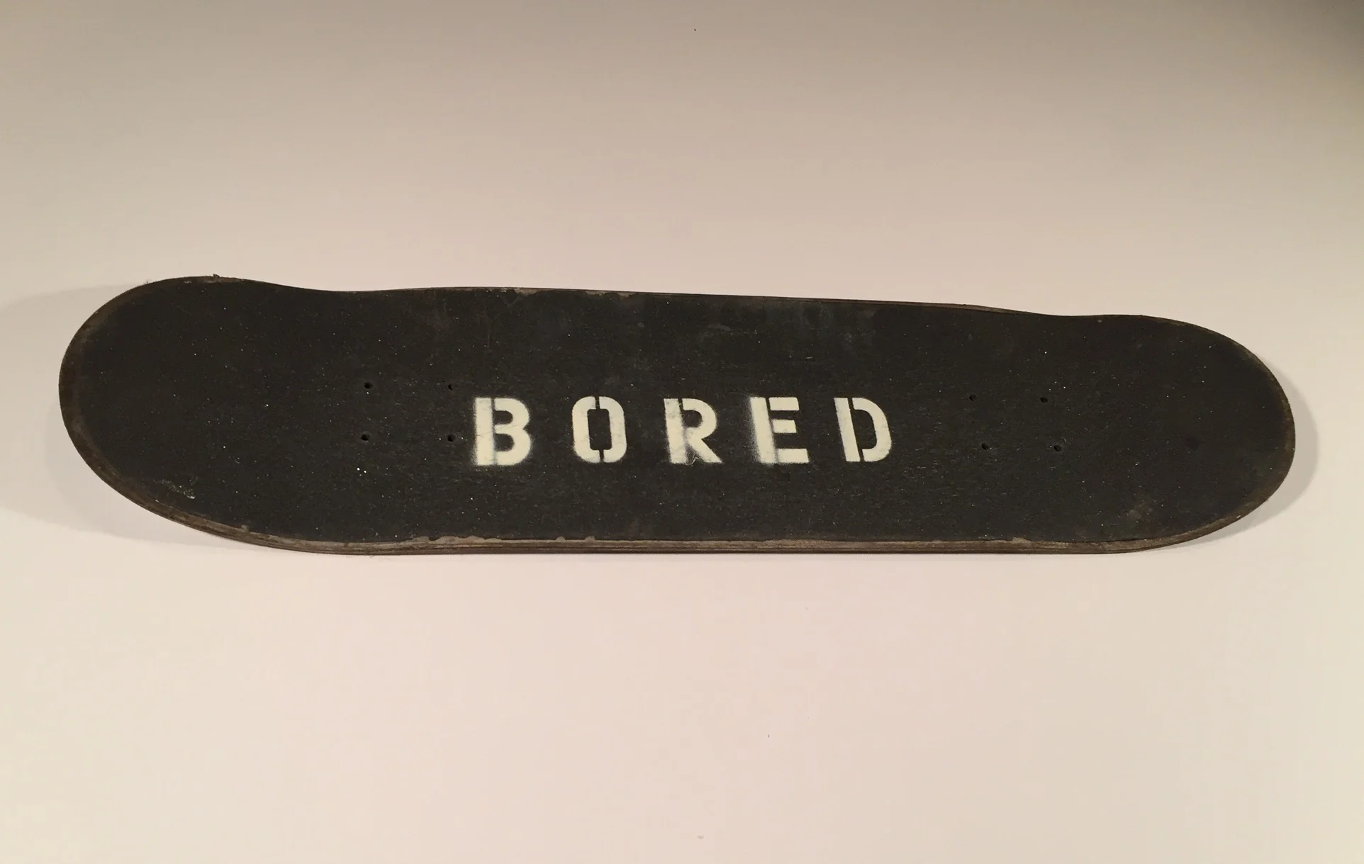 Bored Board, 2016 Spray Paint on Skateboard