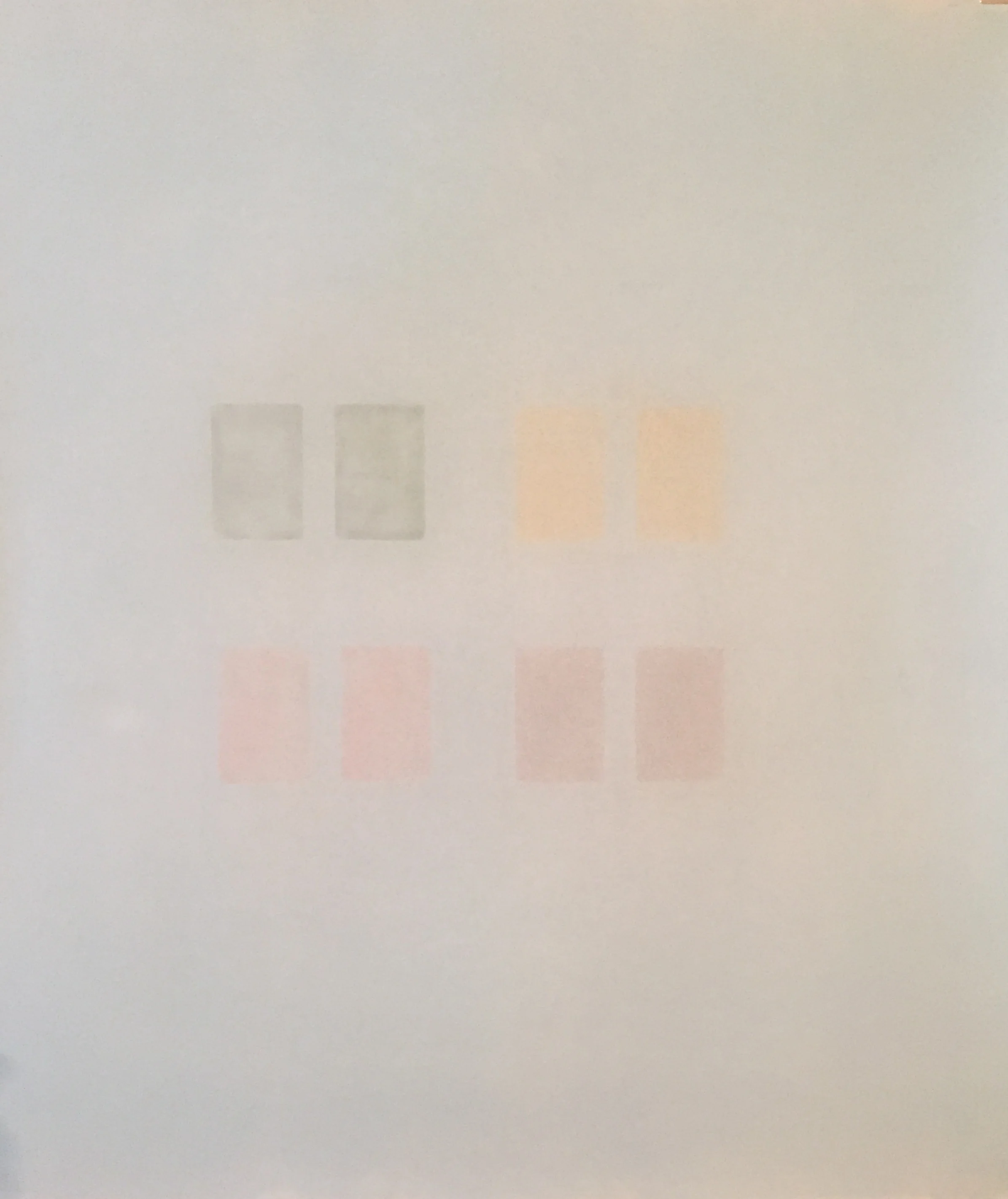 4x2 , 2017 Chalk on paper 40 x 40 inches
