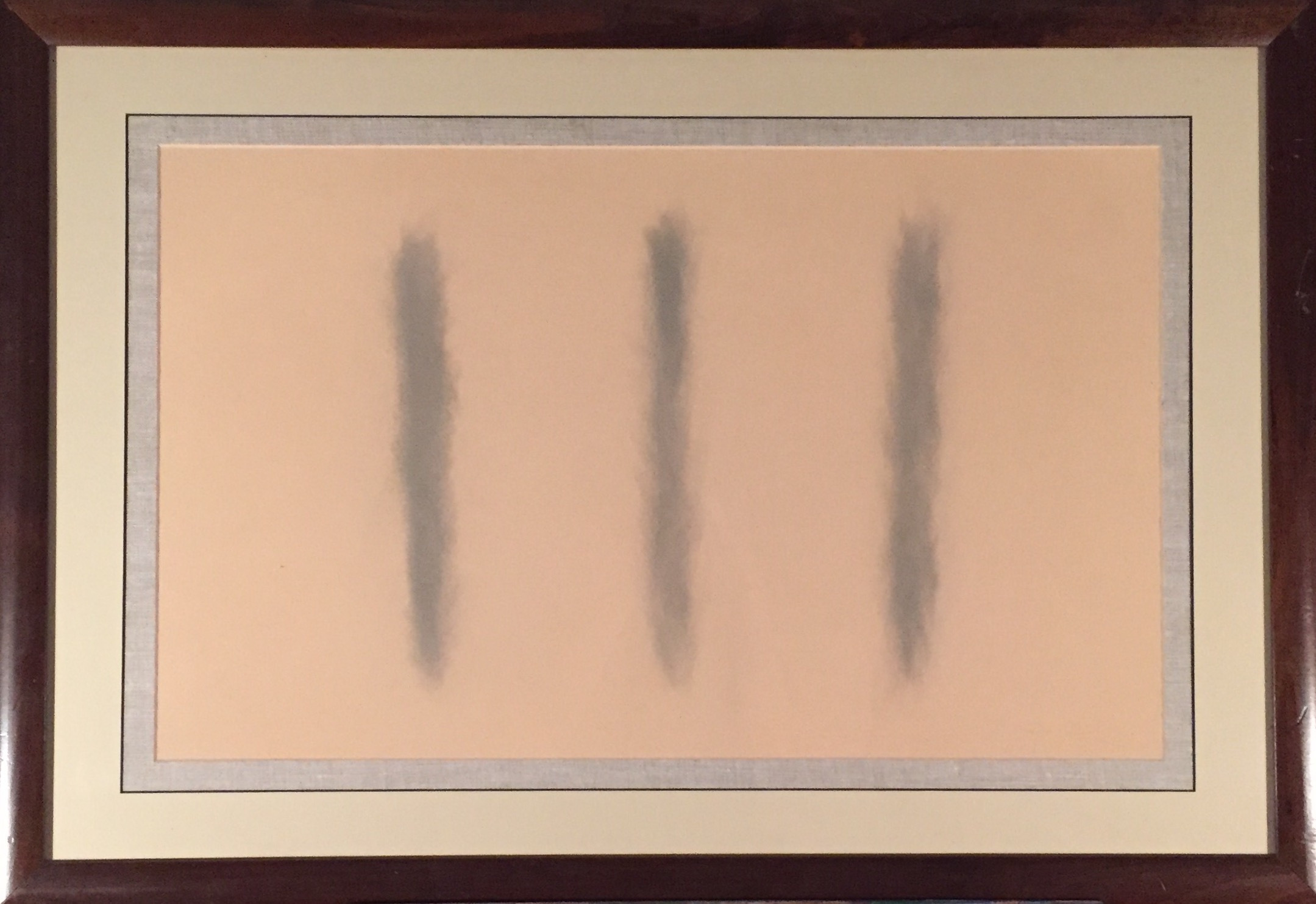 Thrice And Once , 2017 Chalk on paper 24 x 36 inches