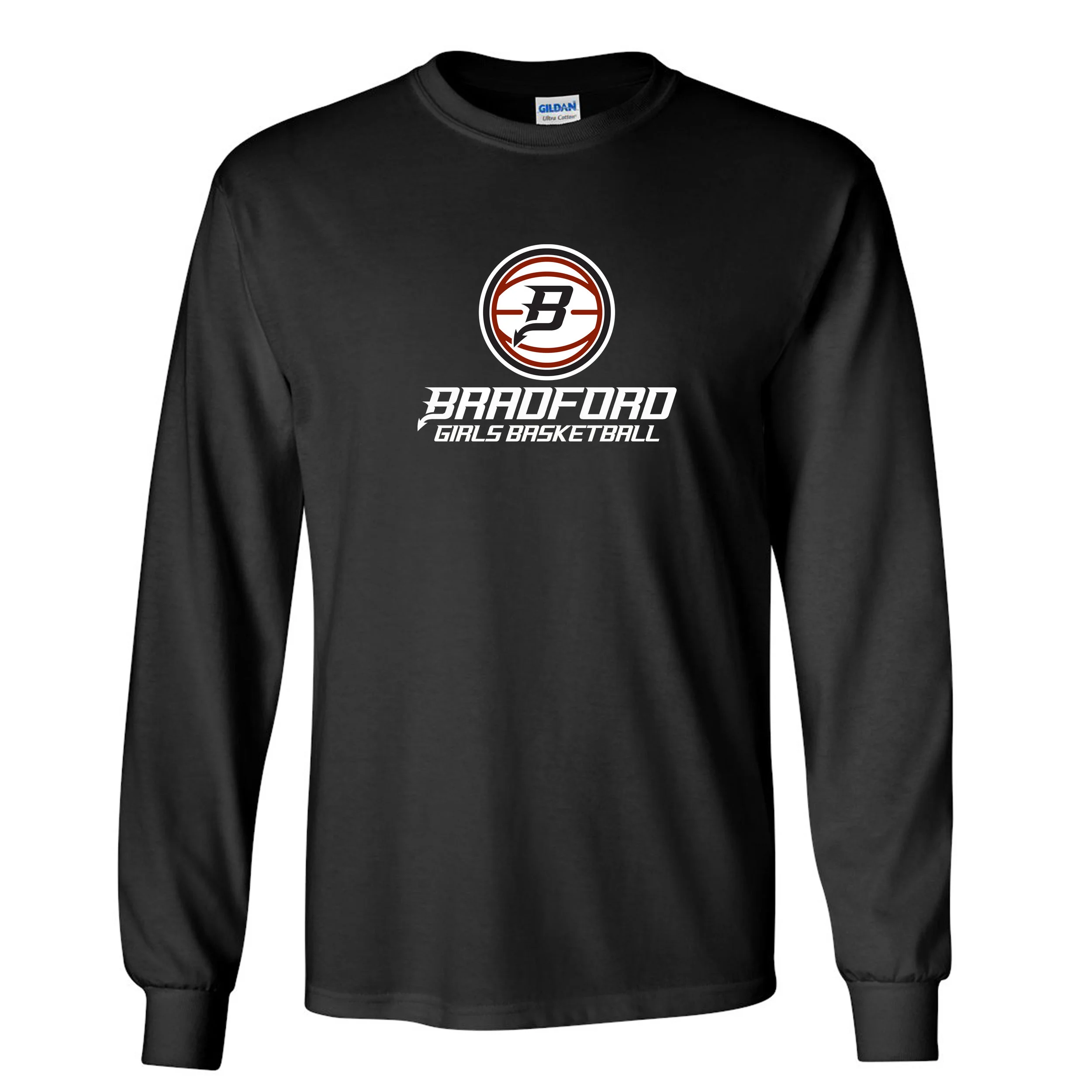 Bradford Girls Basketball 19 Long Sleeve Tee 