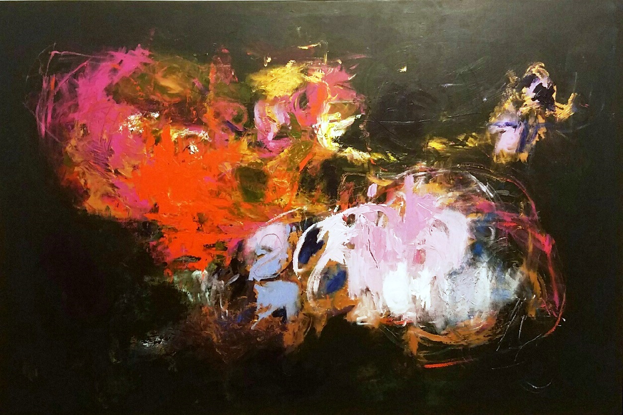 "Ciao, Venezia". 60" x 40" acrylic