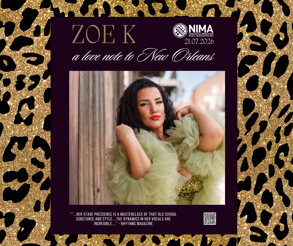 Zoe K Jazz Singer Sydney and New Orleans