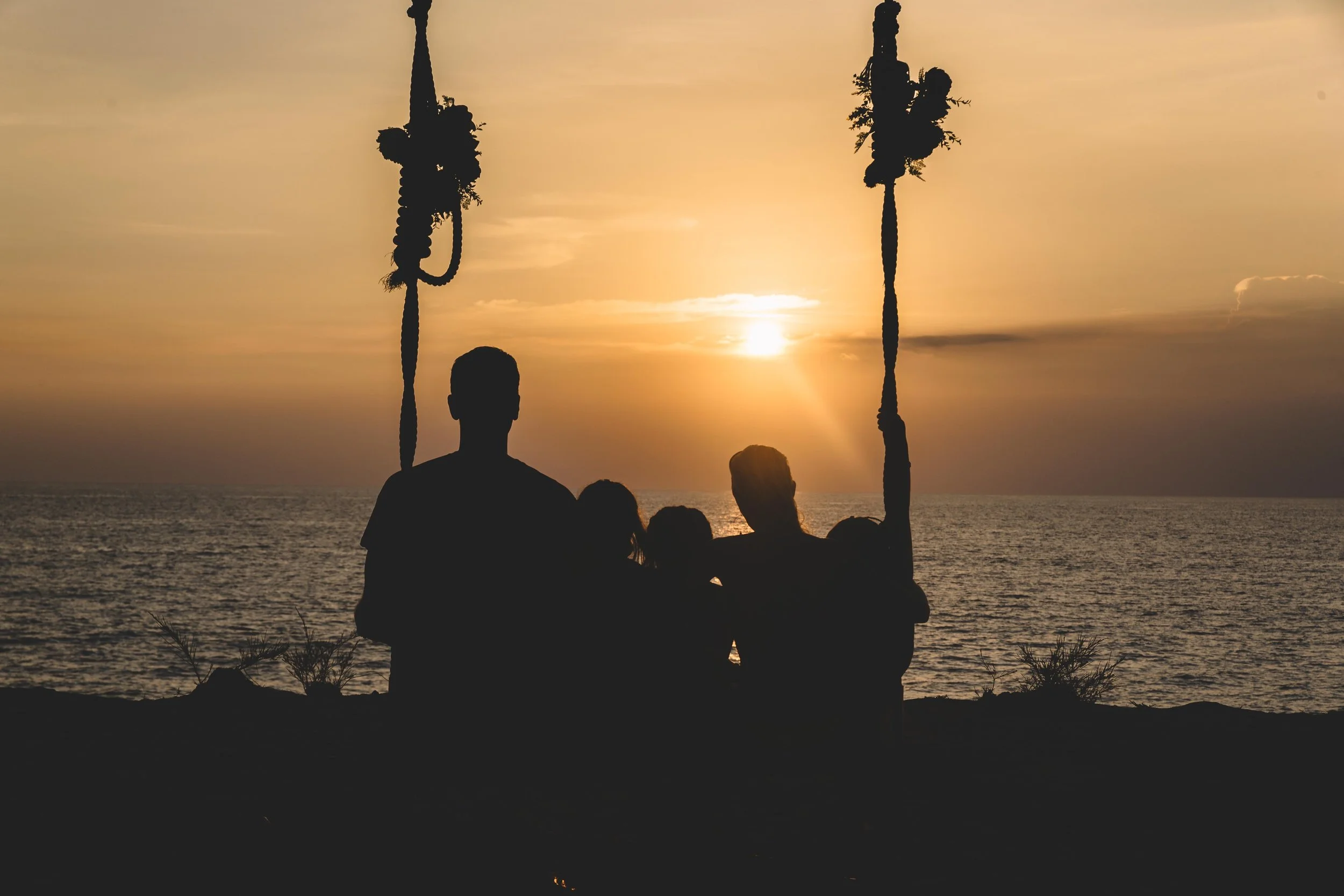 Enjoying the beautiful sunset in Phuket, Thailand. 