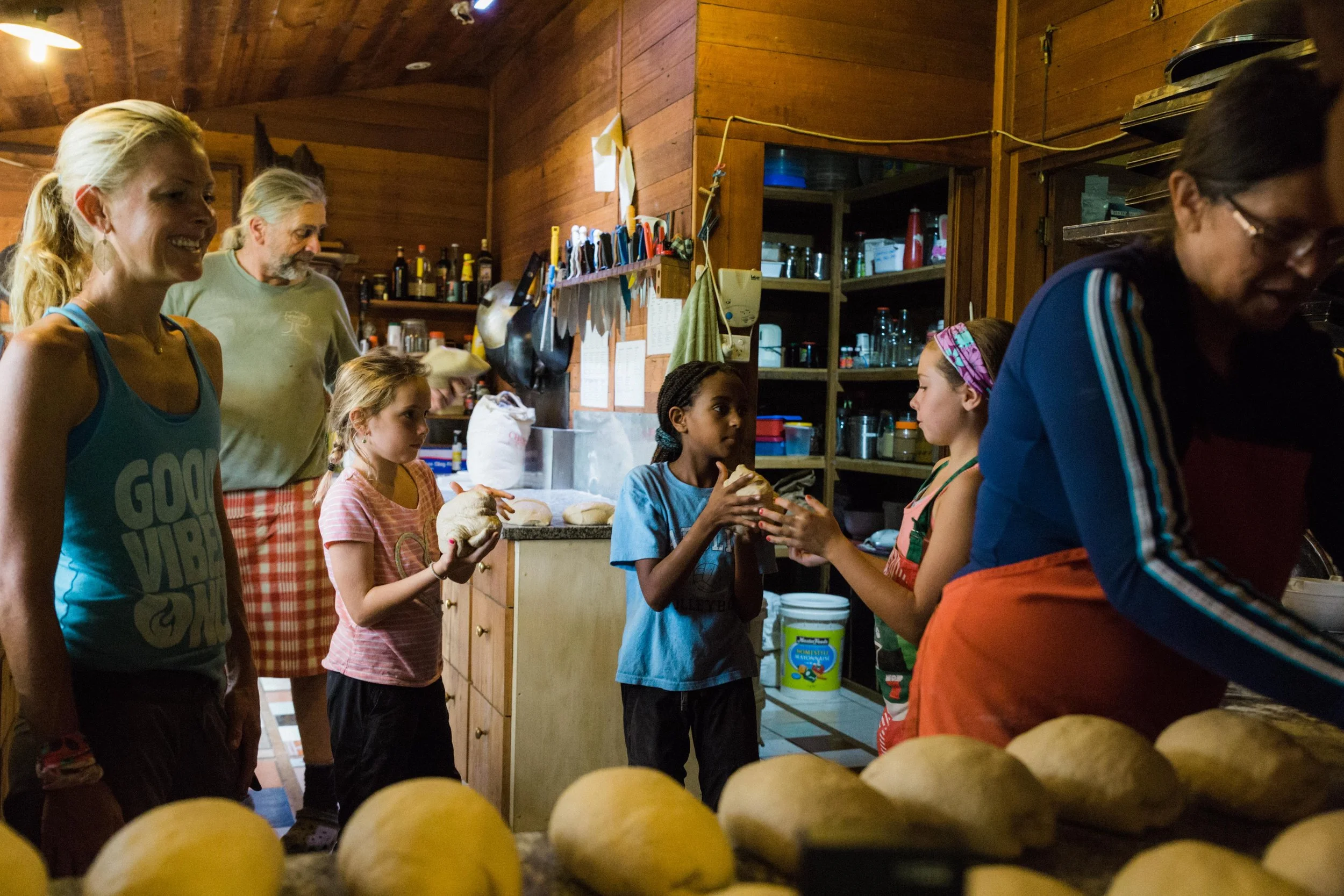 Learning the craft of bread, scroll, and pizza making during our WWOOF stay on Boonderoo Farm, 3 hours outside of Melbourne, Australia with Tomas and Gabi. 
