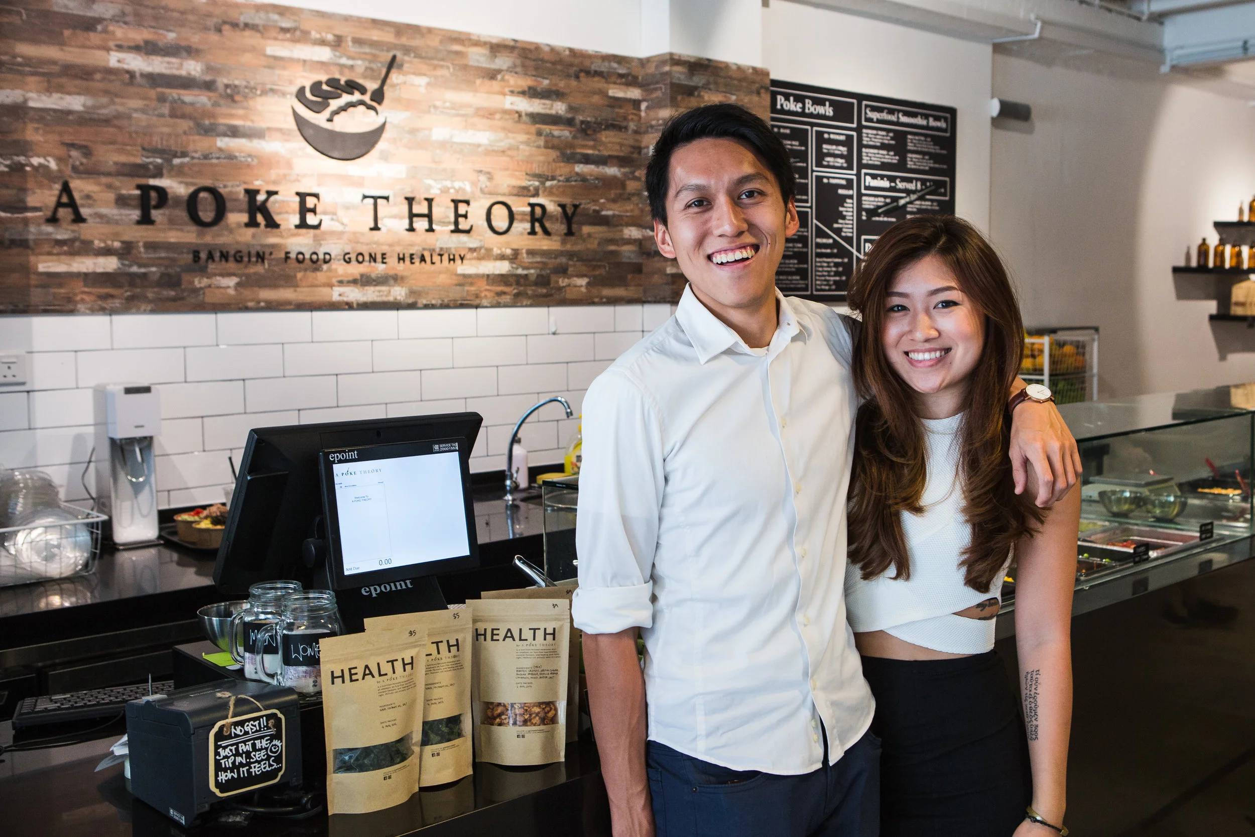 Poke Theory founders & sibling duo, Joey & Vannessa Lee.