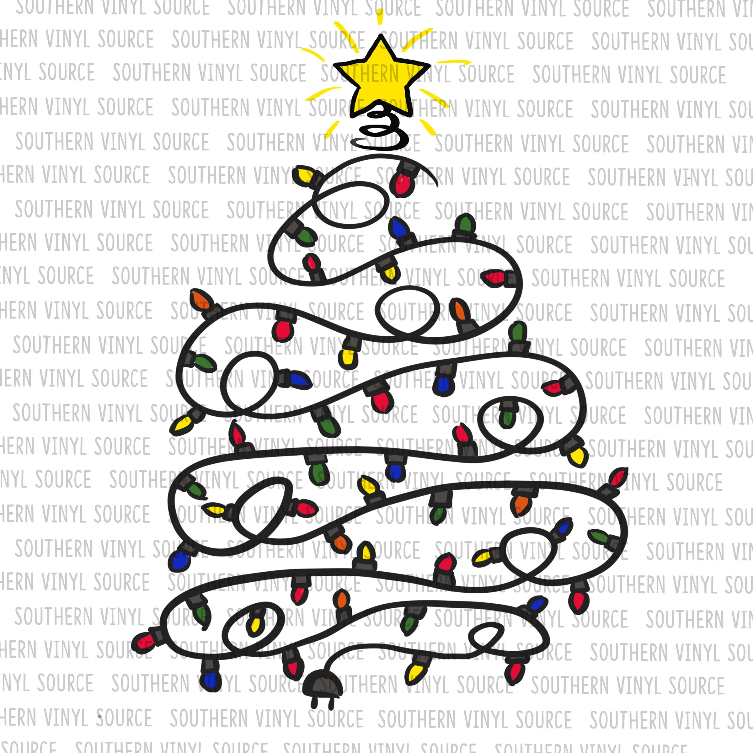 CH78 Christmas Light Tree