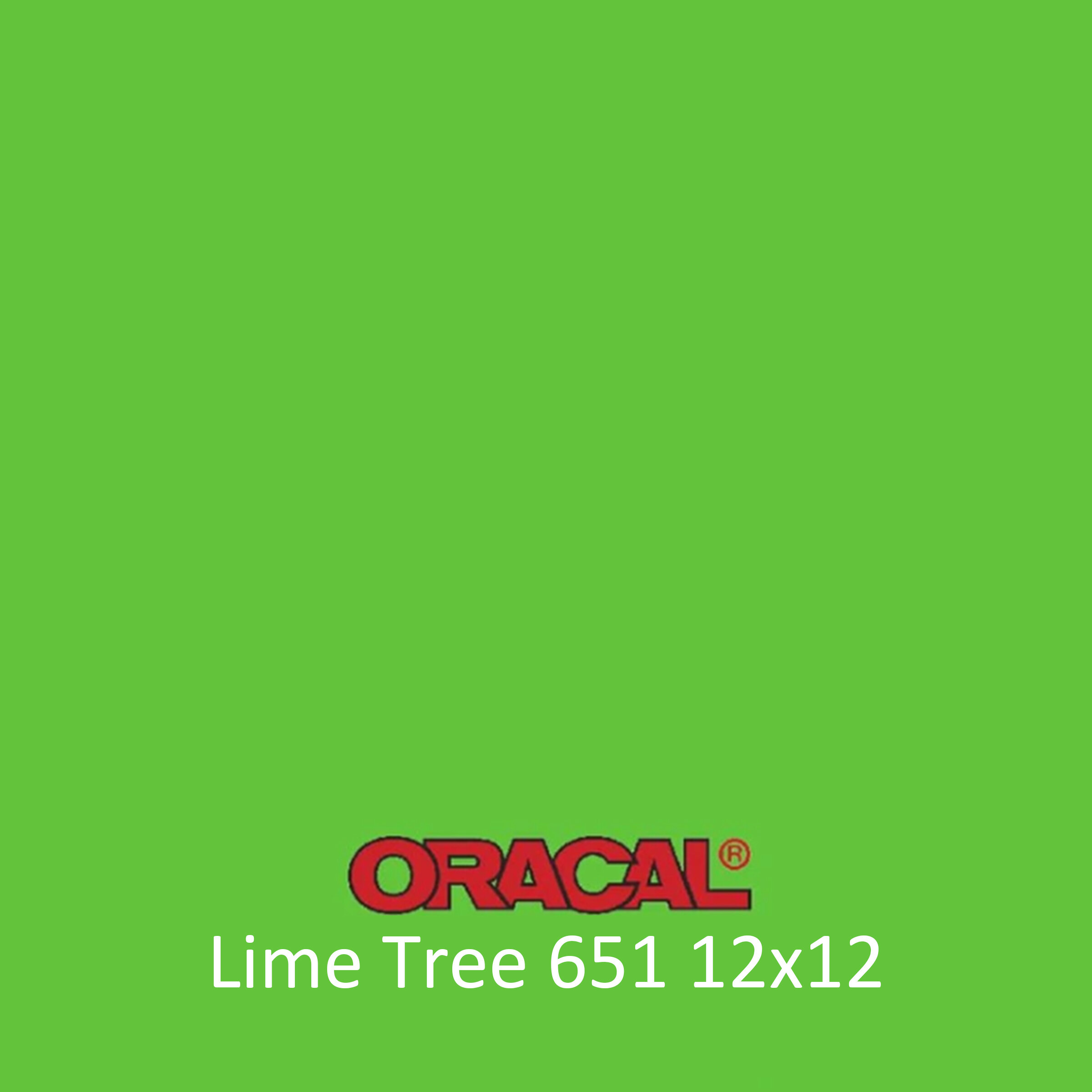 12/" X 5yd Lime-Tree Green Oracal 651 Craft /& Hobby Cutting Vinyl Roll