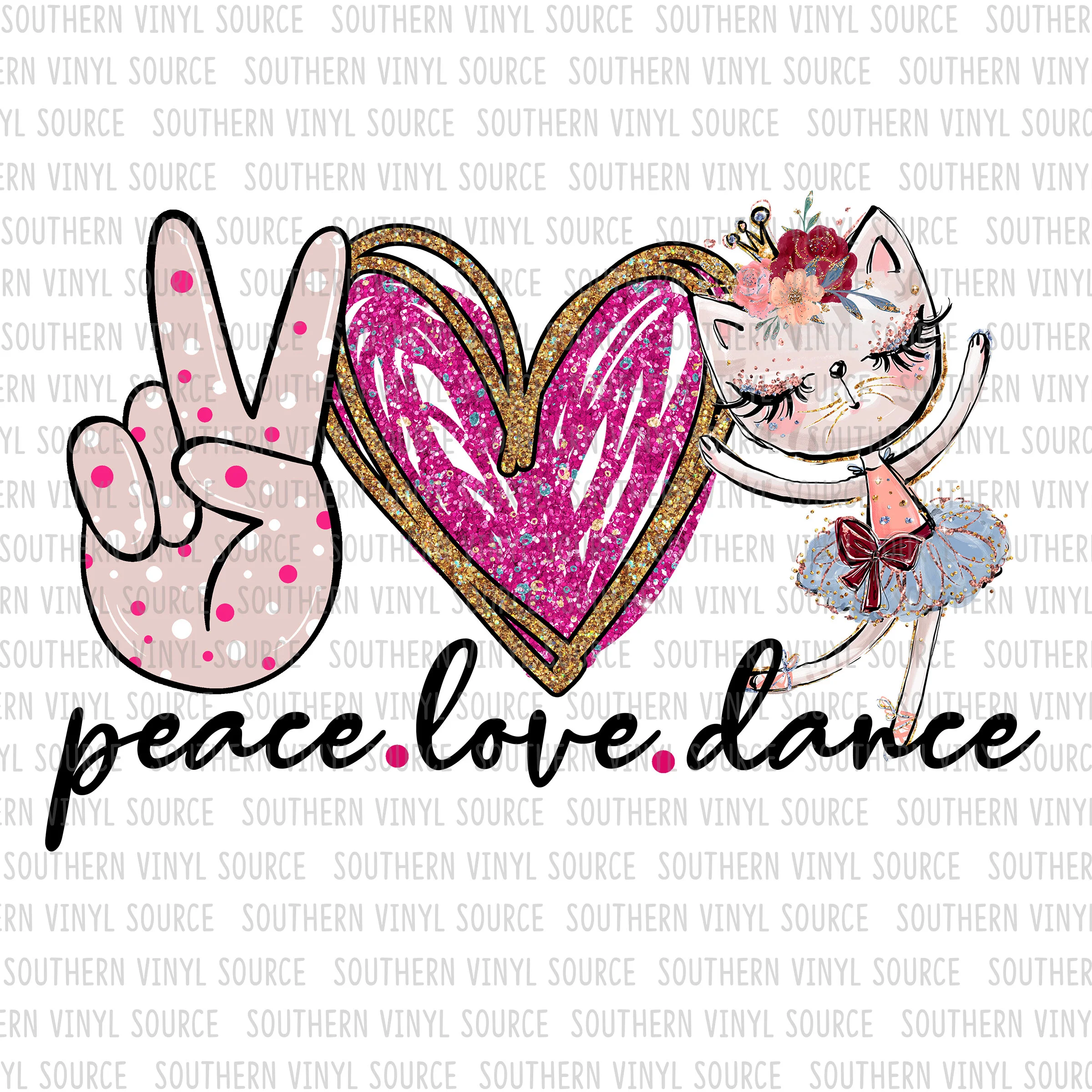 PL010 Peace Love Dance Cat.jpg