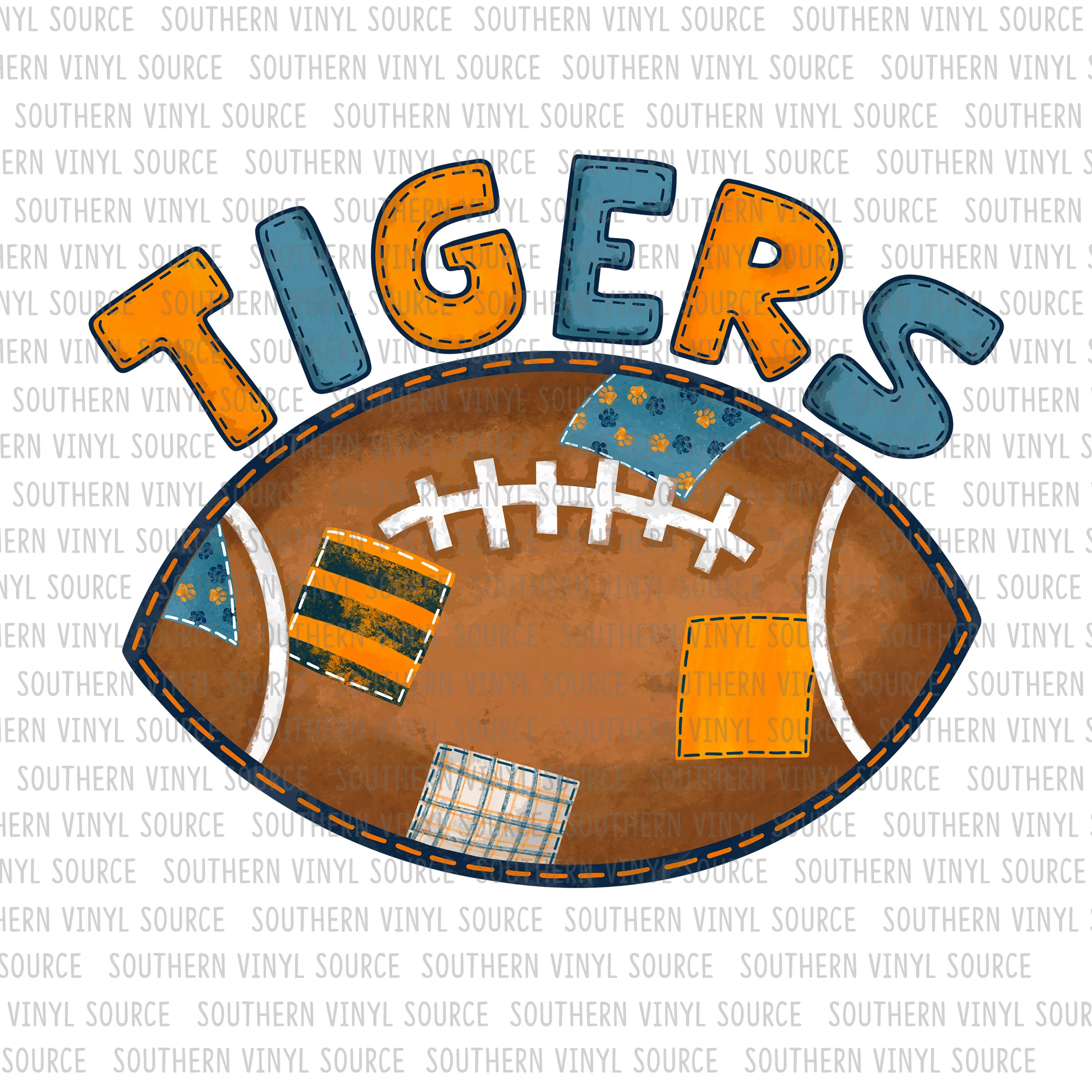 CG032 Tigers Football Patchwork WM.jpg
