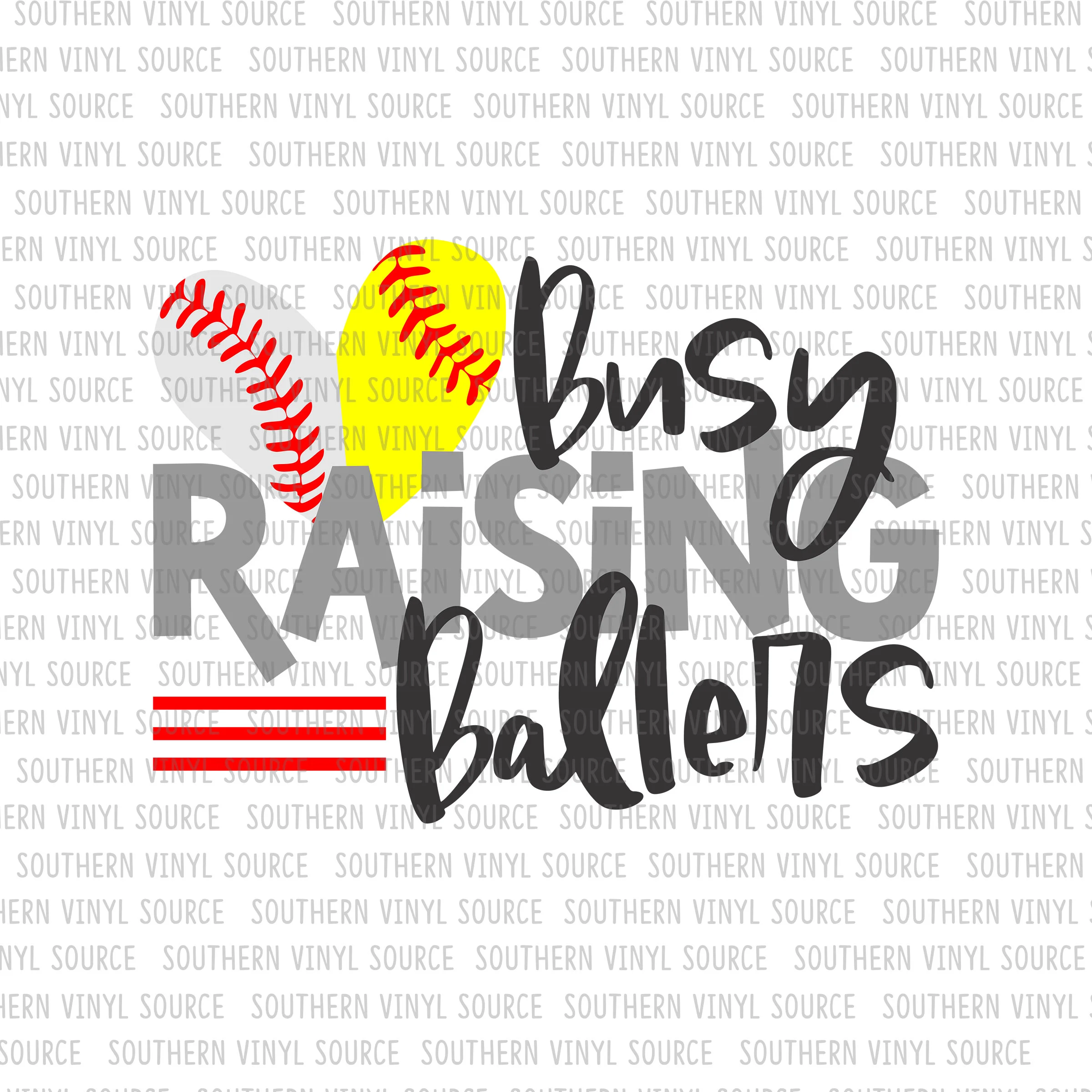 BB079 Busy Raising Ballers Softball Baseball WM.jpg