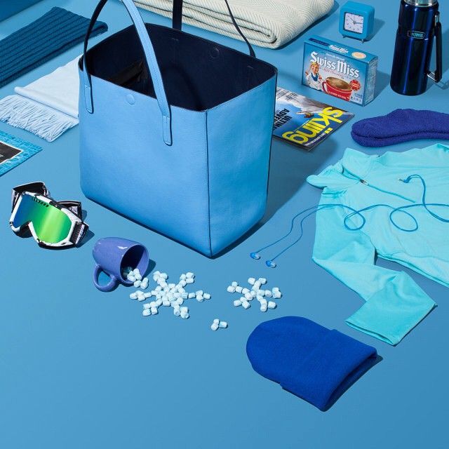 Caption: Spending a few days on the slopes for #SpringBreak does sound nice. Totes.