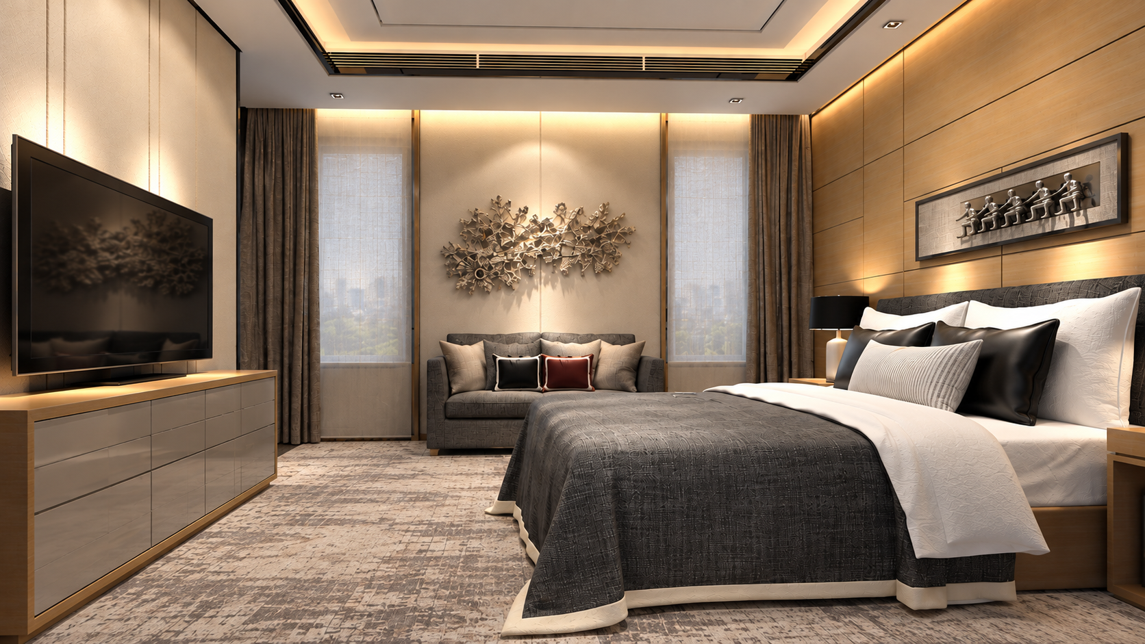 Curated Guest Room Art