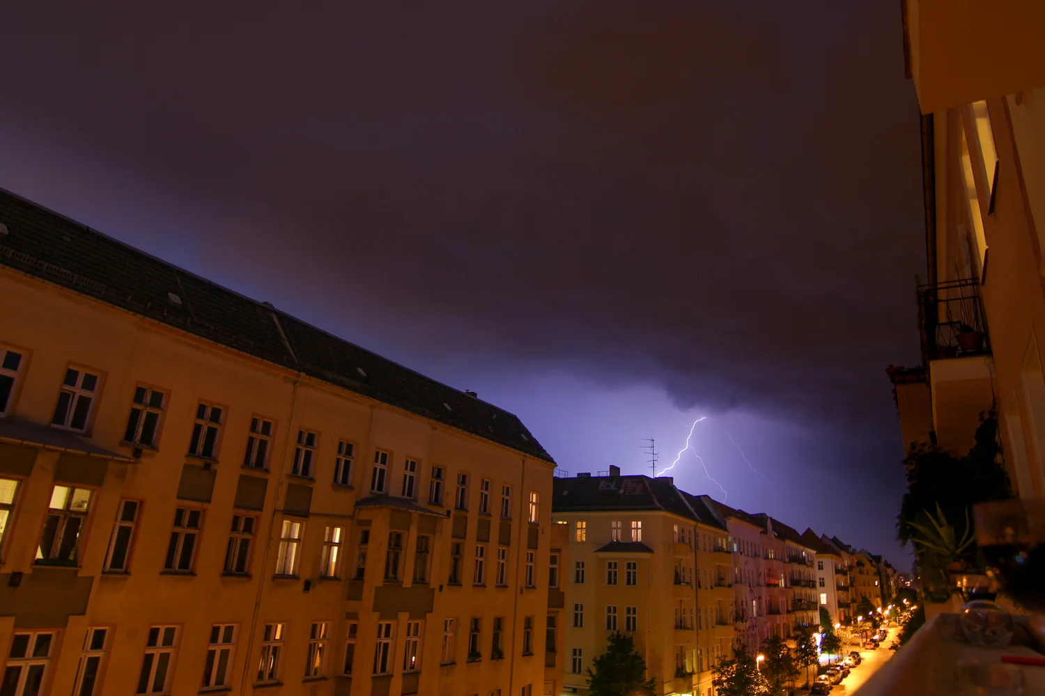 Lightening Strike in East Berlin