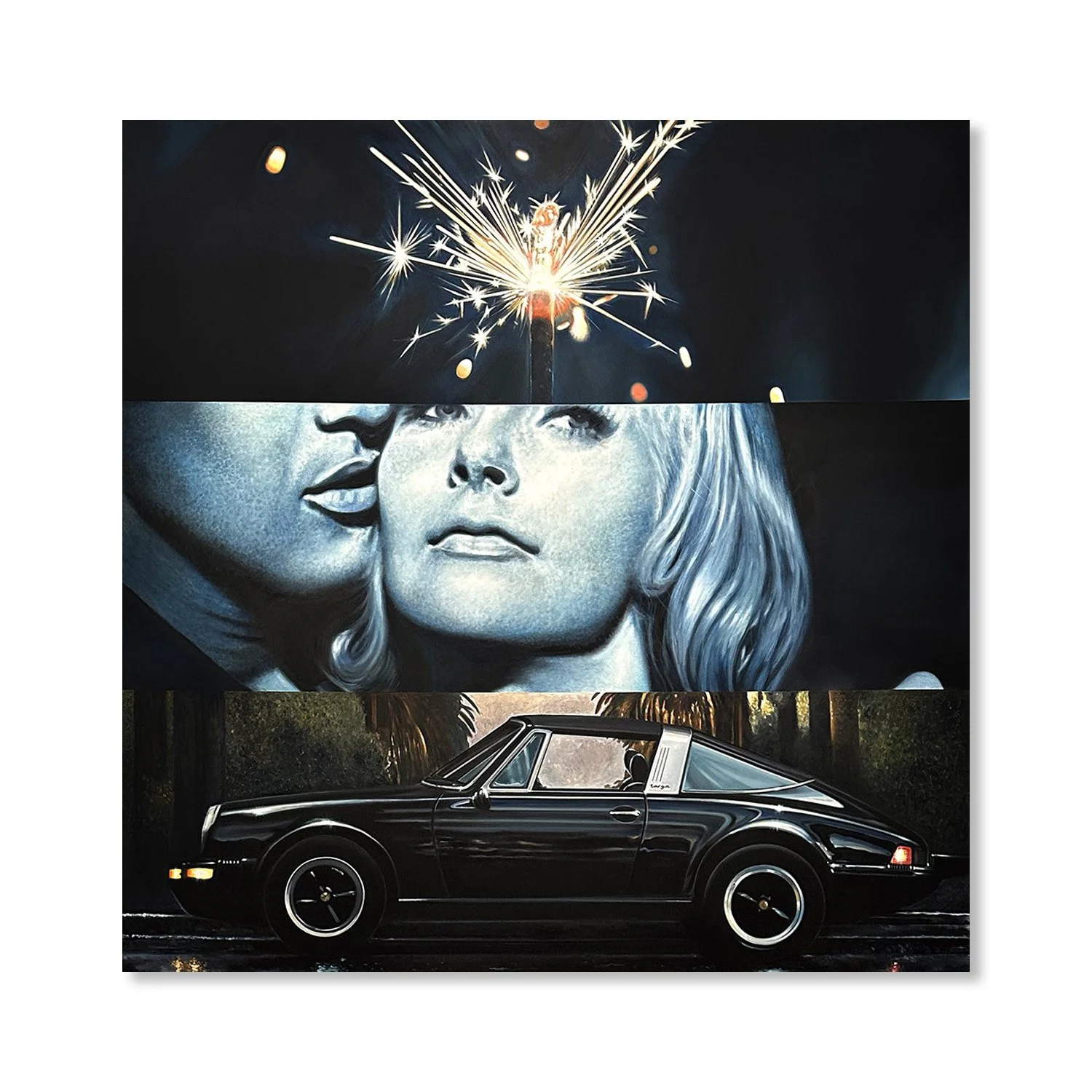 Looking For That Spark | 60 x 60"