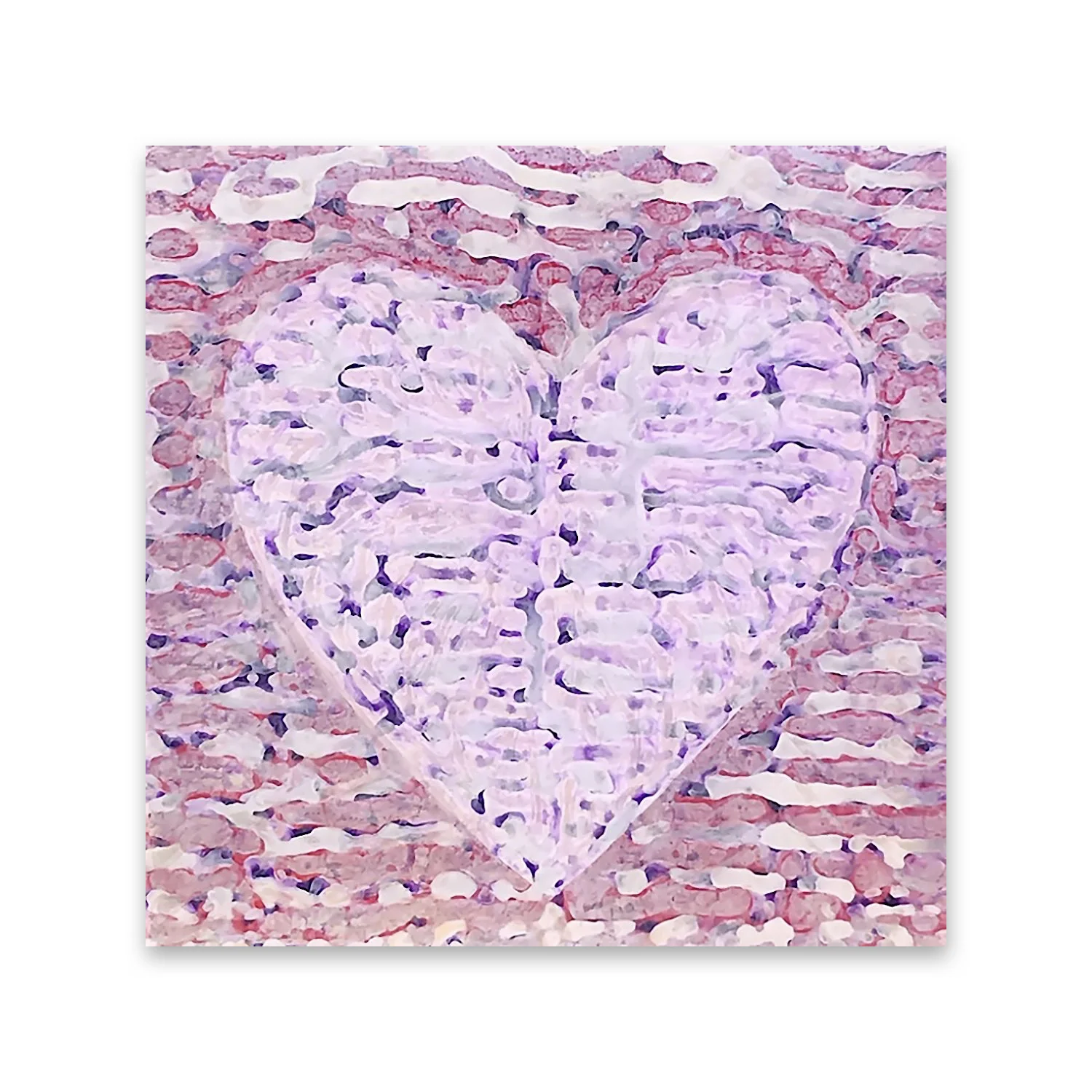 Heart #46 | 16 x 16 in.