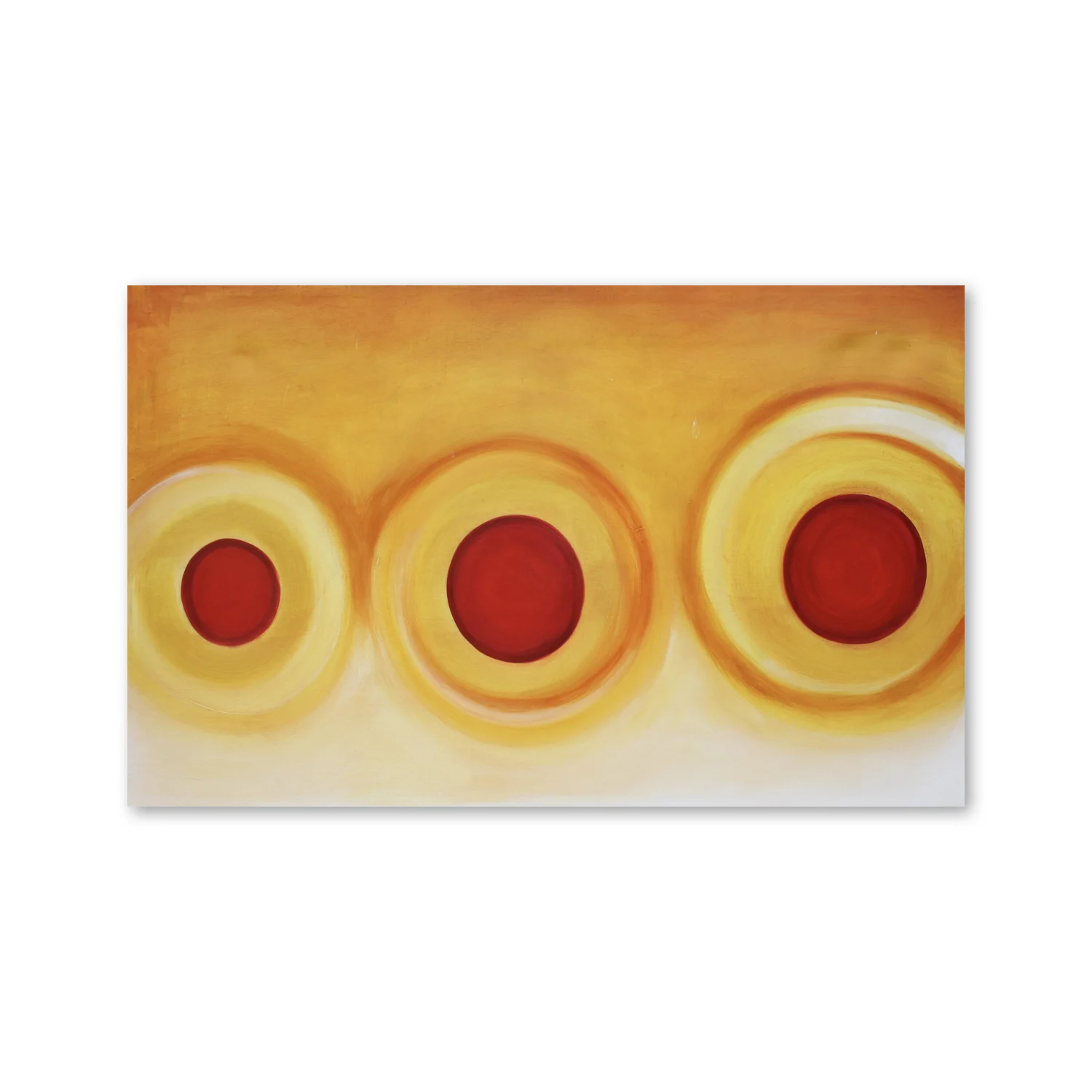 Untitled (Red Circles) | 36 x 60”