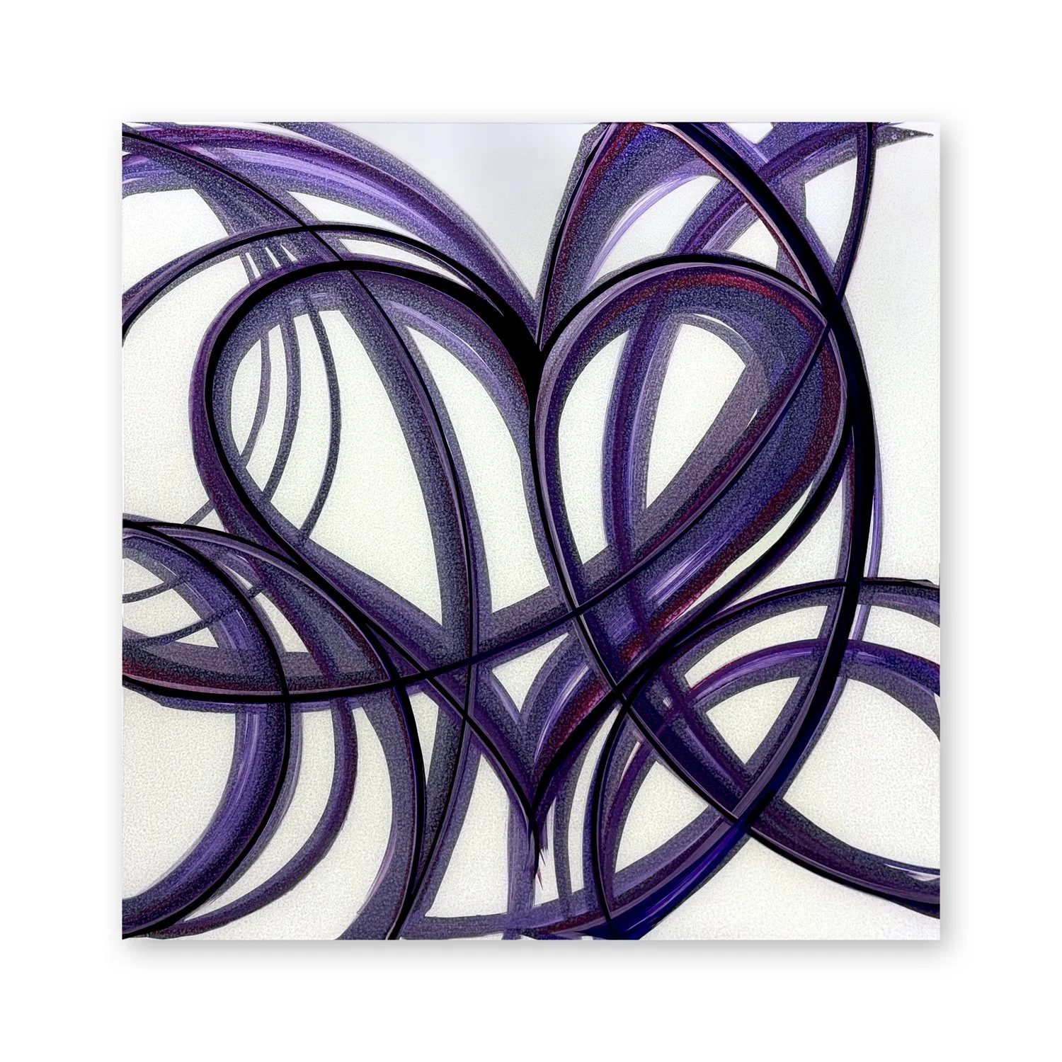 2026 Heart Violet | 42 x 42"
