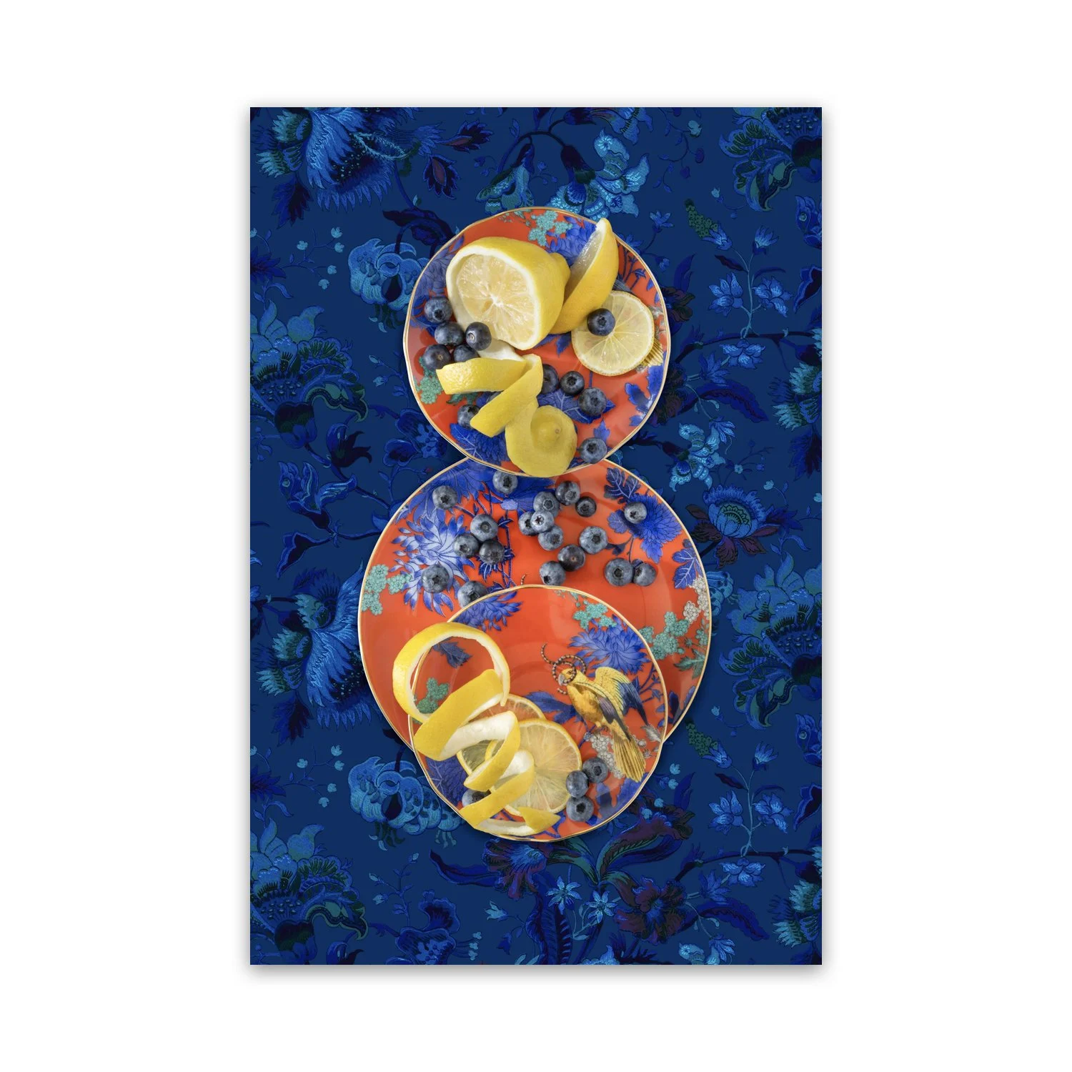 Wedgwood Golden Parrot with Blueberry Lemons