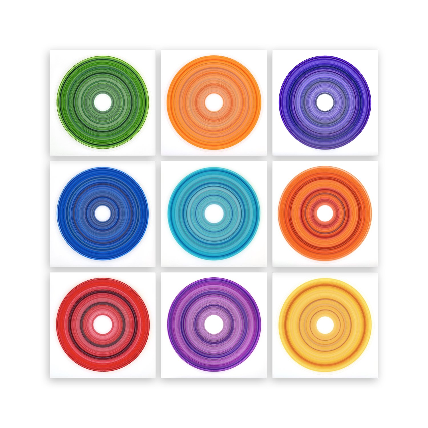 Chroma Prismatics II | 30 x 30"