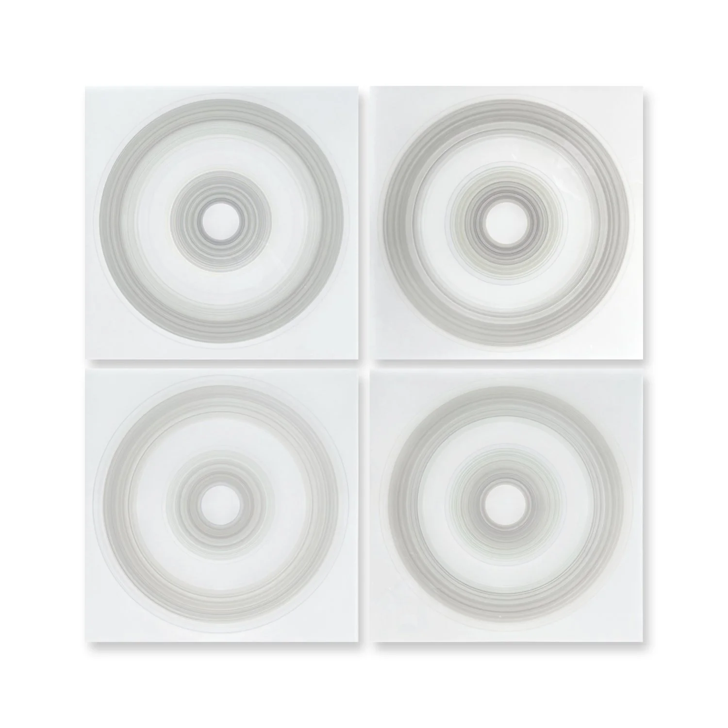 Callisto Prismatic Rings II  |  30 x 30" each