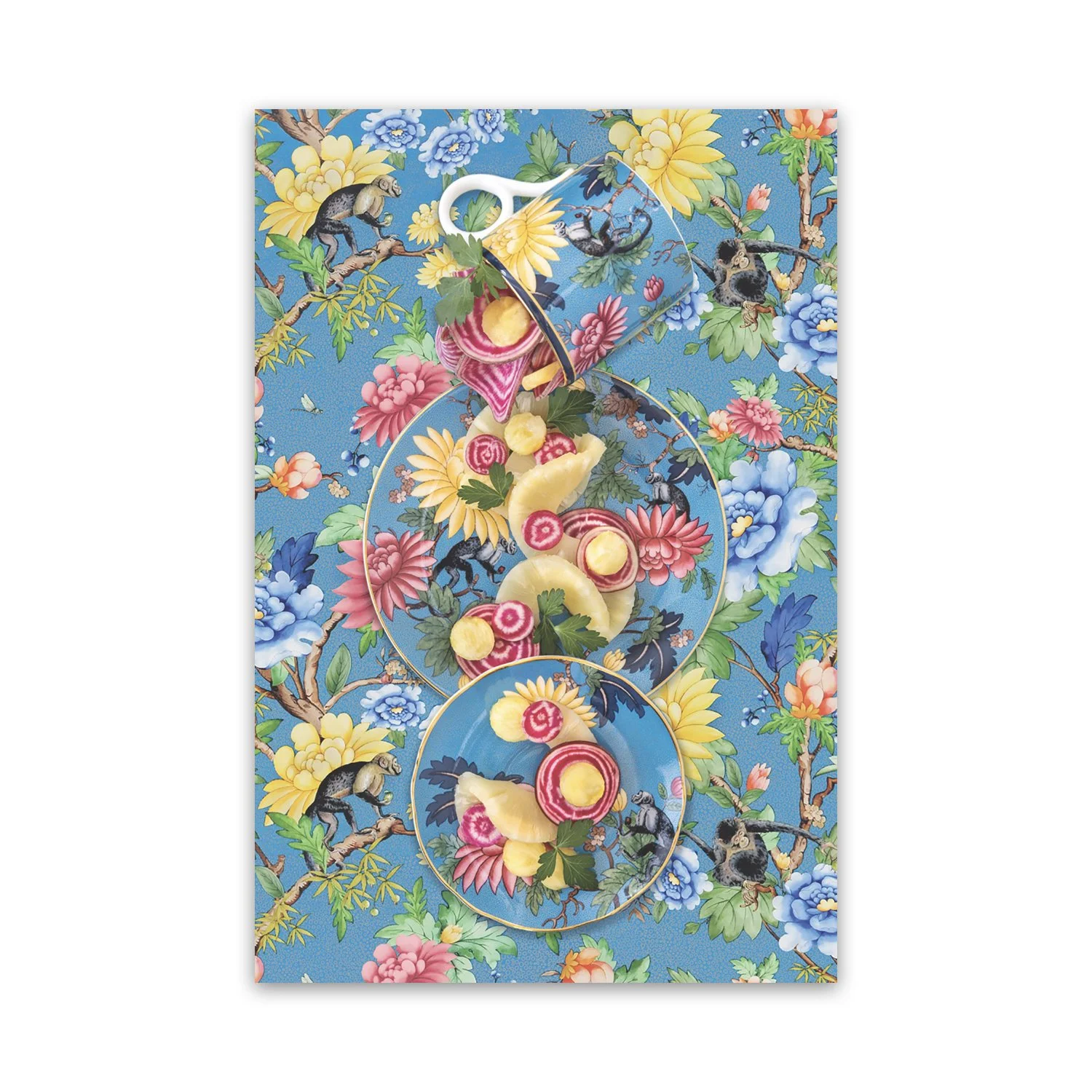 Wedgwood Sapphire Garden with Pineapple Beets