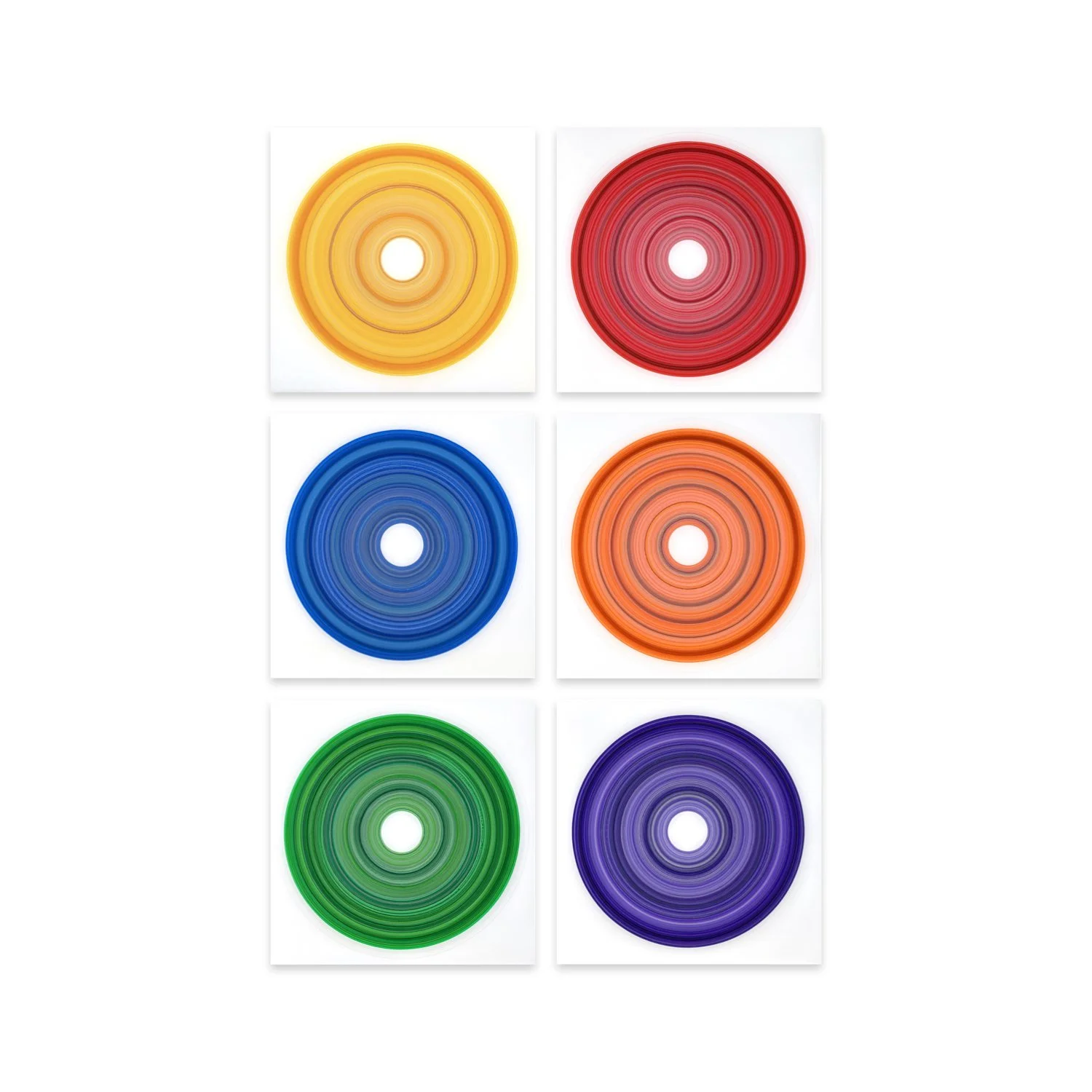 Chroma Prismatics III  | 30 x 30" each