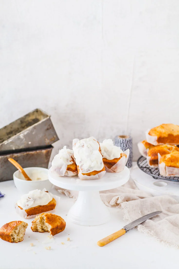 Melissa Darr Food Photographer | Mini Coconut Banana Bread