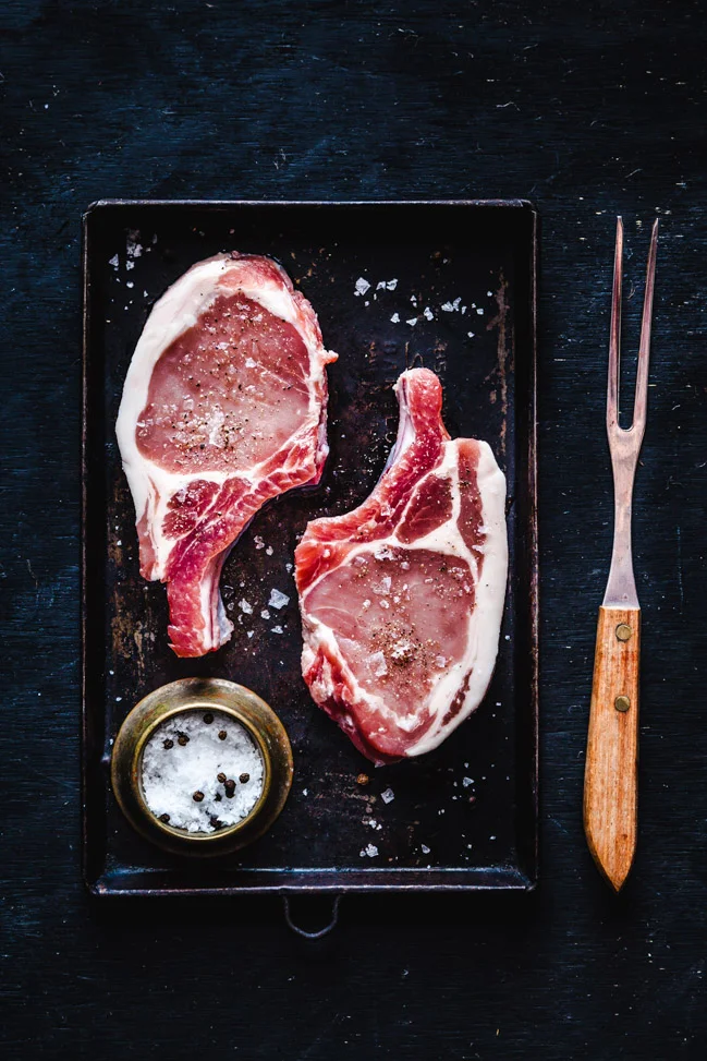 Melissa Darr Food Photographer | Pork Chops
