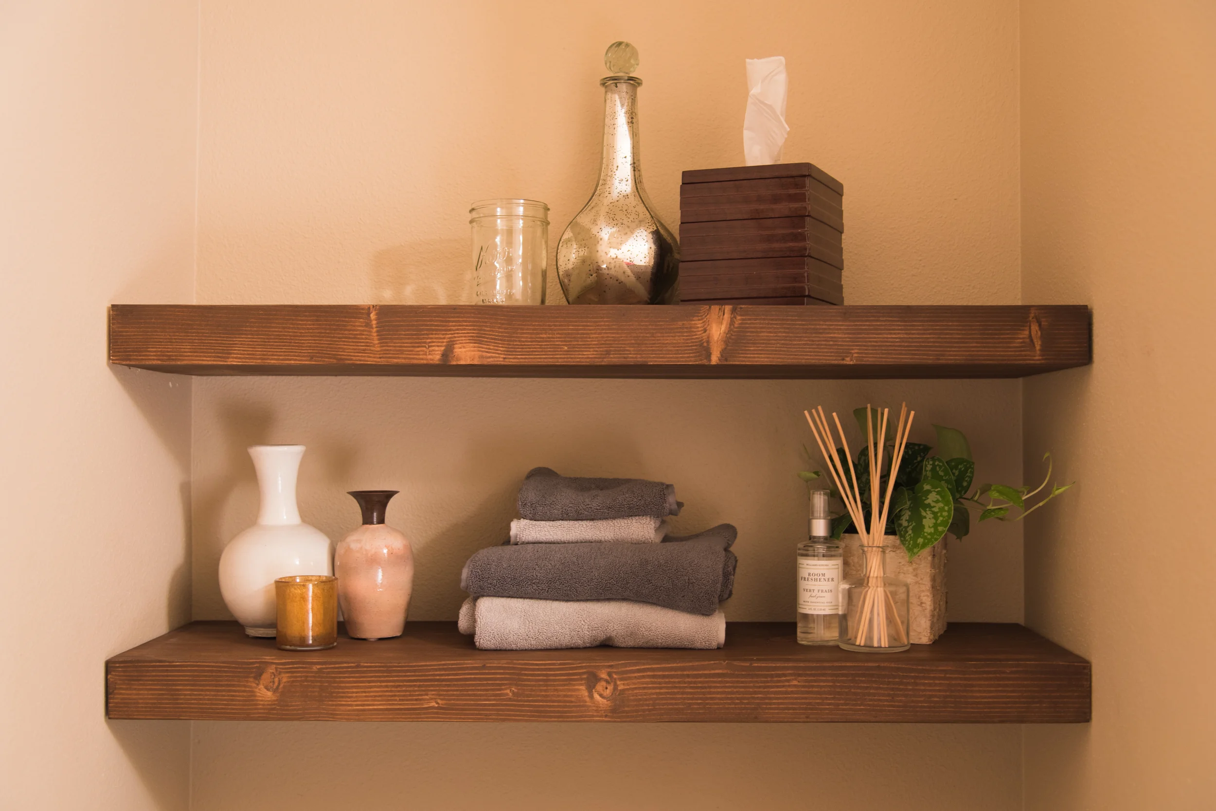 Commissioned Floating Shelves
