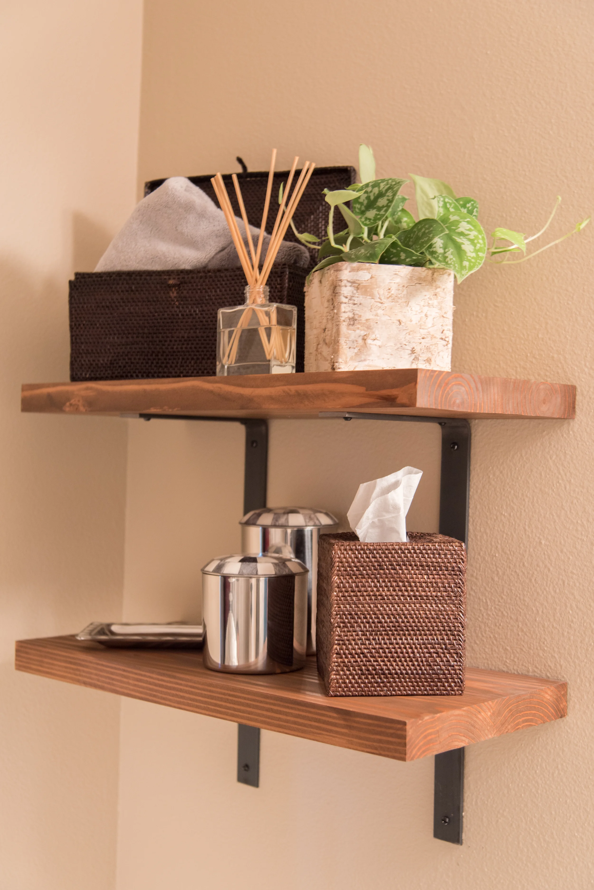 Commissioned Rustic Shelves
