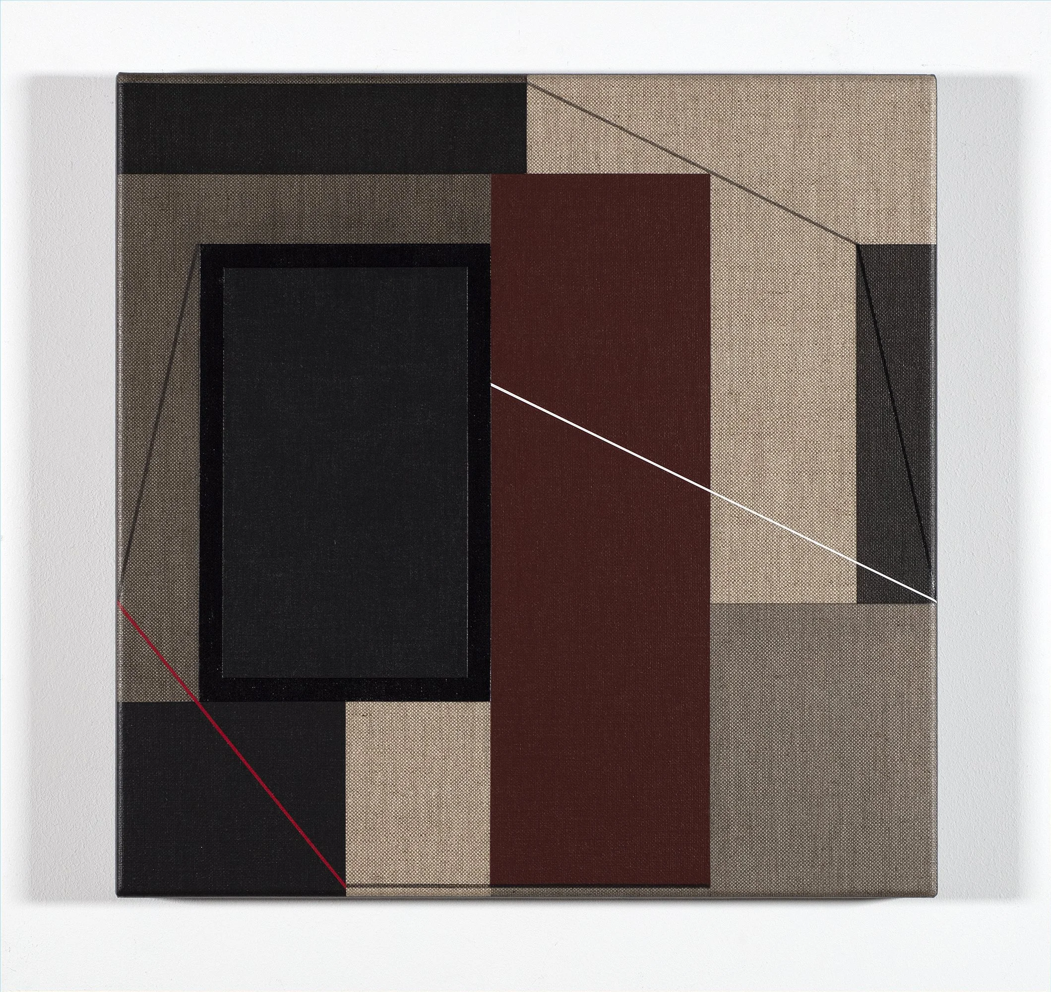 By-playing-of-polygon [20230905], 2023, acrylic on canvas, 17.75x17.75 in. [45x45cm]