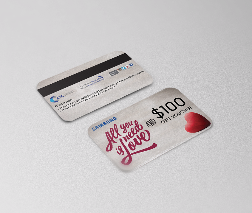   Samsung Valentine Campaign   Gift card  