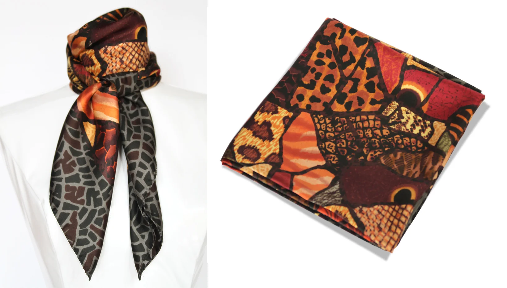 African fauna scarf