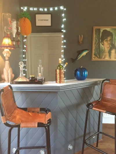 The best lit corner of the room.