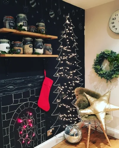 Simple but super effective chalkboard @ladyspice27