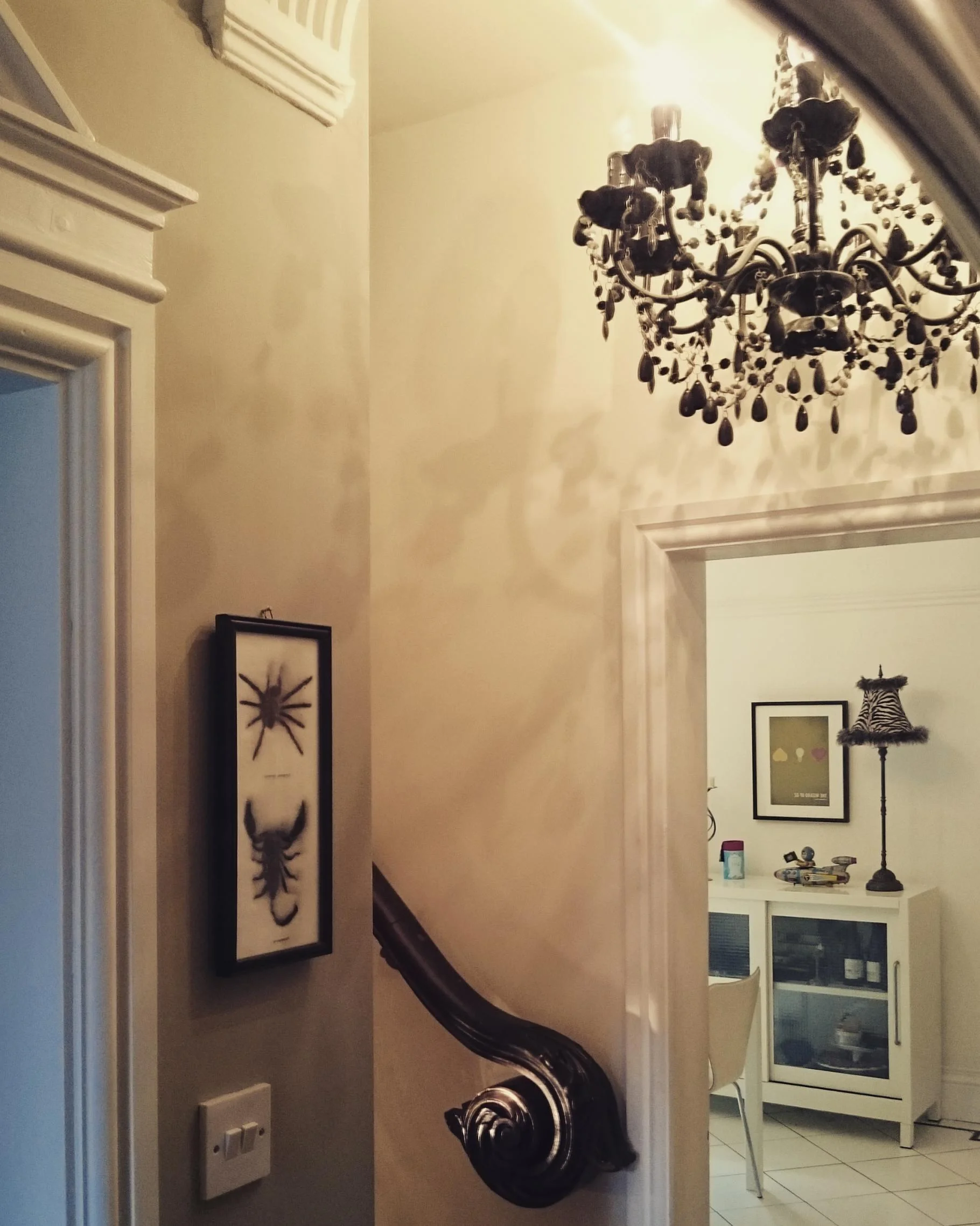 Period detail perfection at the super cool home of Pie Creative .