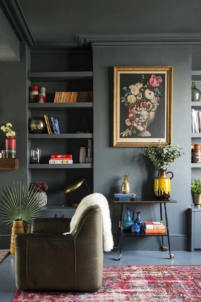 Random fact of the day: One of the most pinned pictures on Pinterest is this one of Wendy's living room. Photography by David Cleveland for Guardian Weekend .